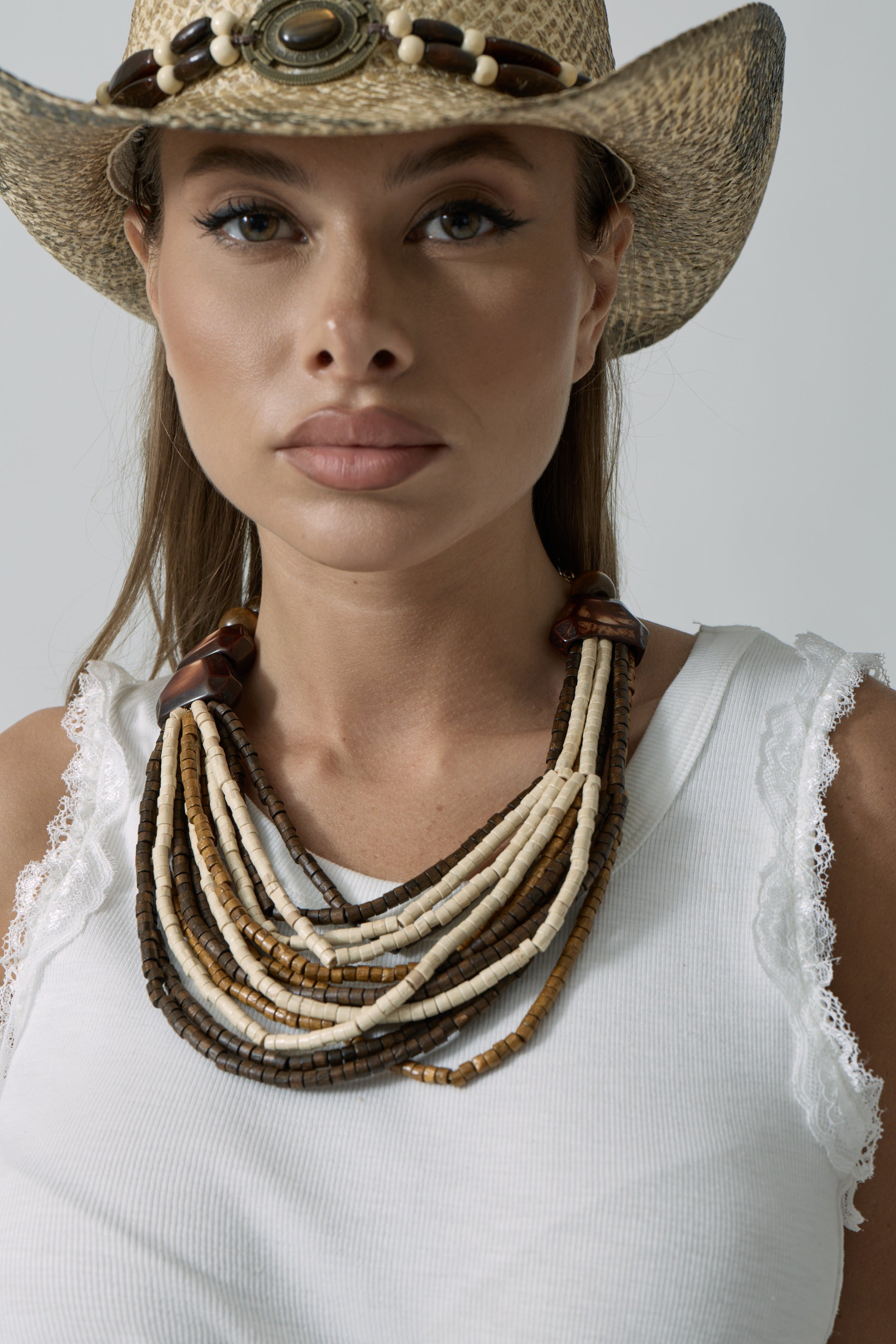 Collana Kenya marrone|Colore:Marrone