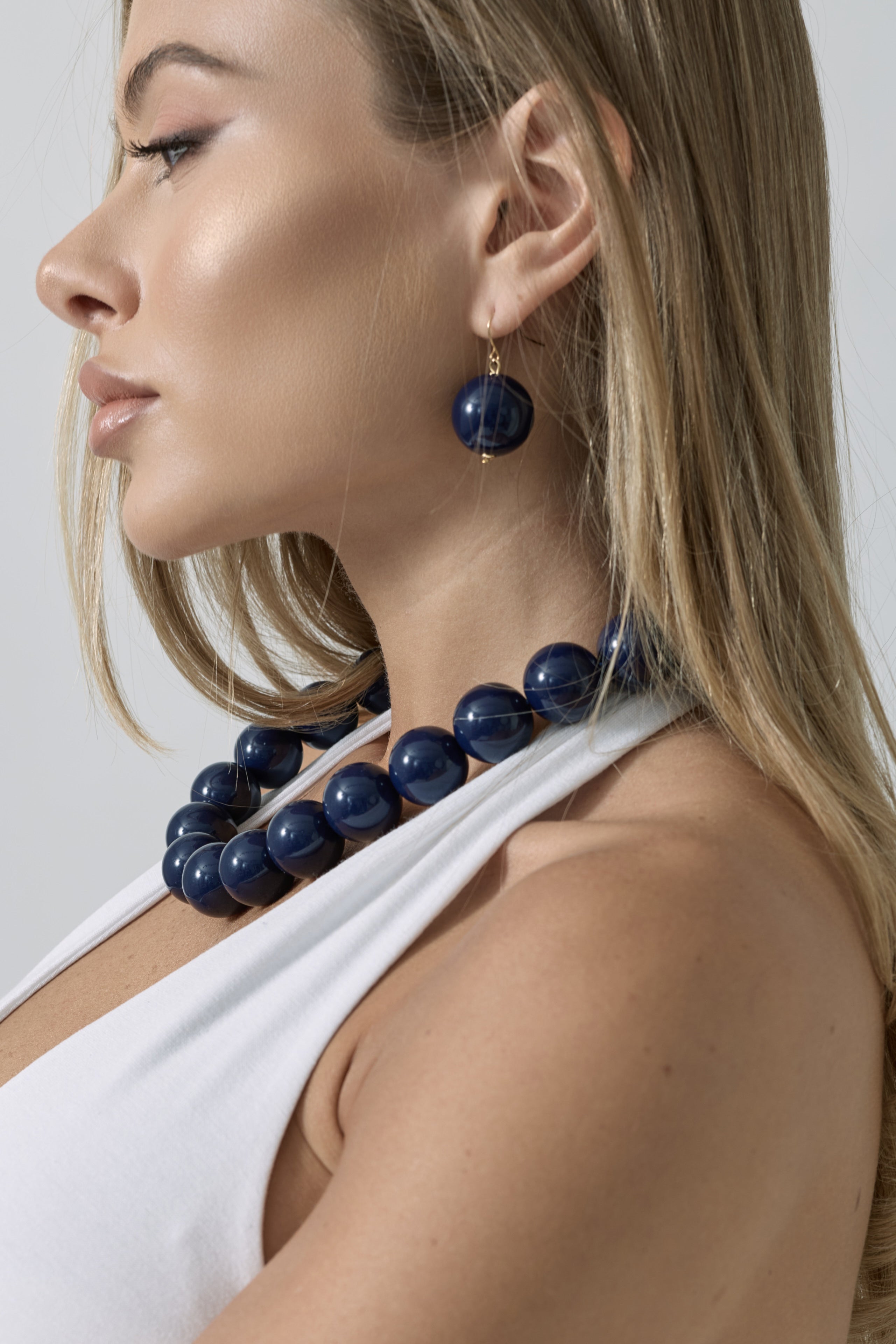 Parure Perle blu notte|Colore:Blu notte