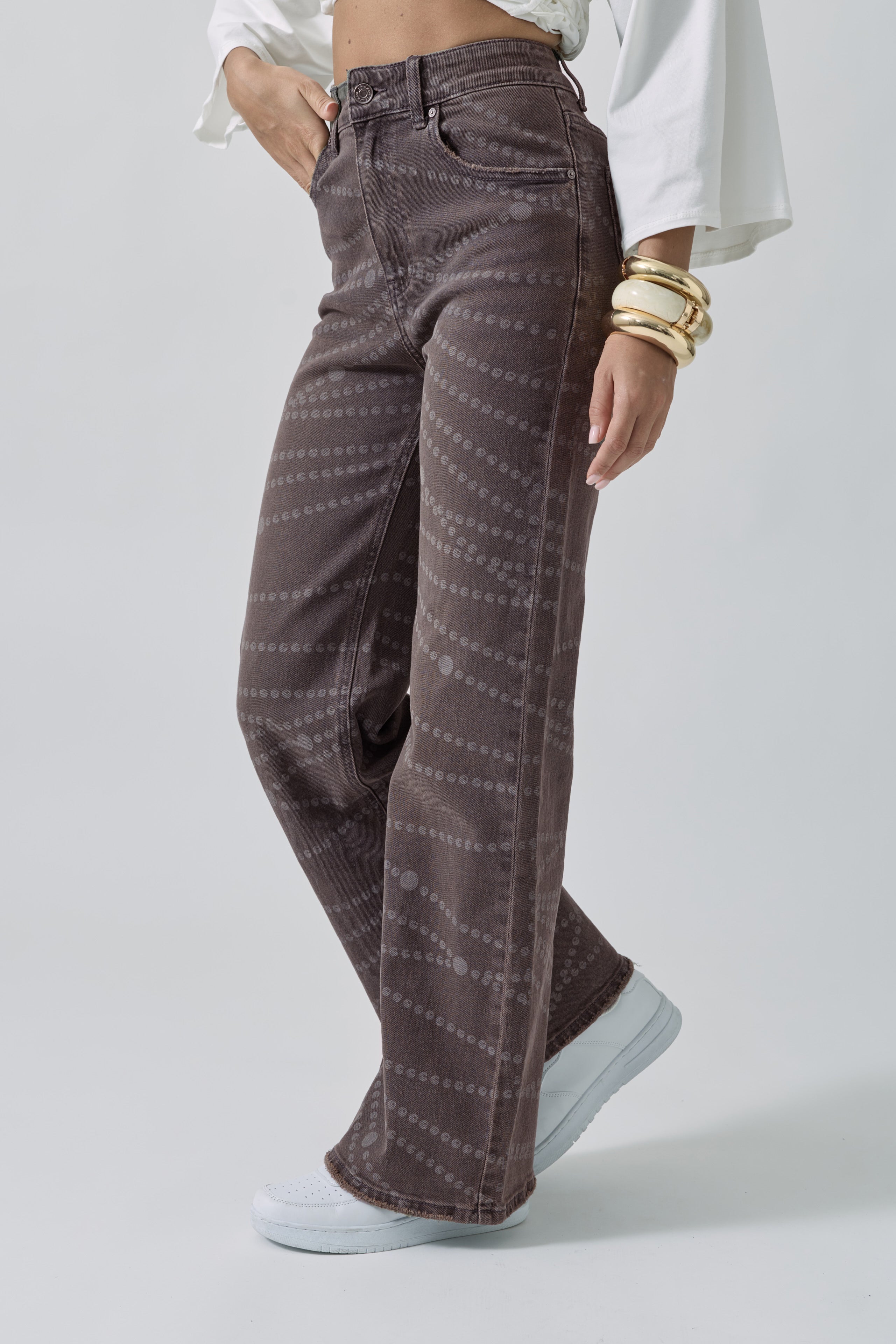Jeans Celine sabbia testa di moro|Colore:Sabbia testa di moro