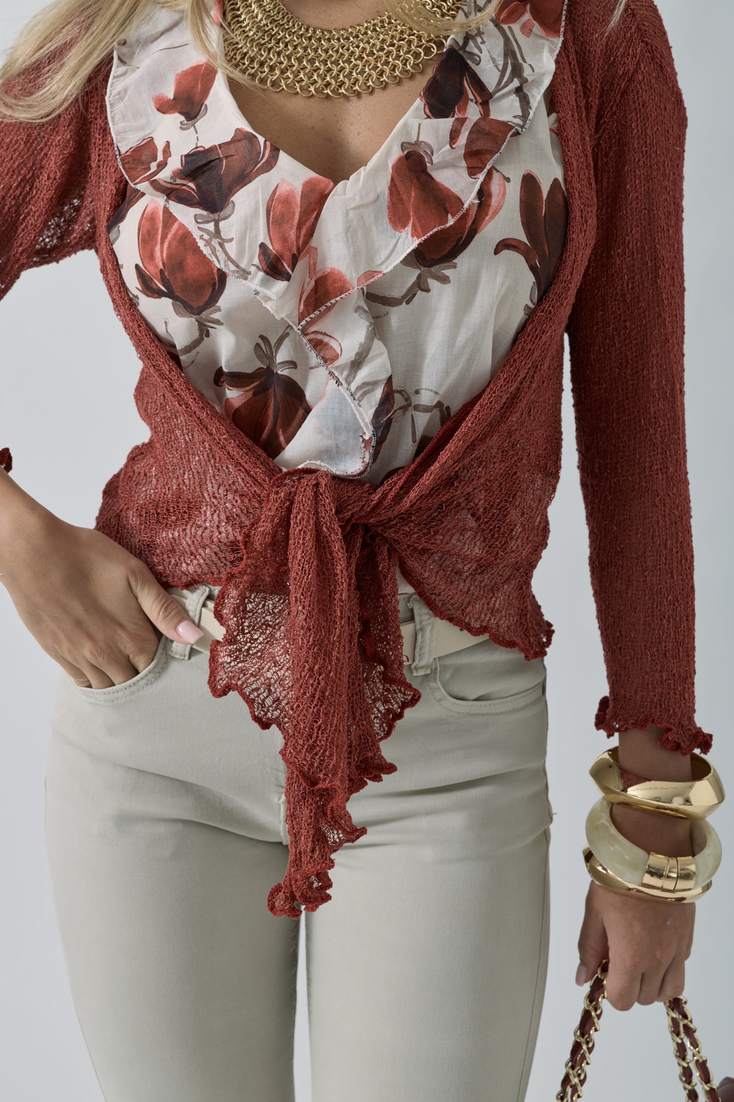 Blusa Ruby Rosso|Colore:Rosso