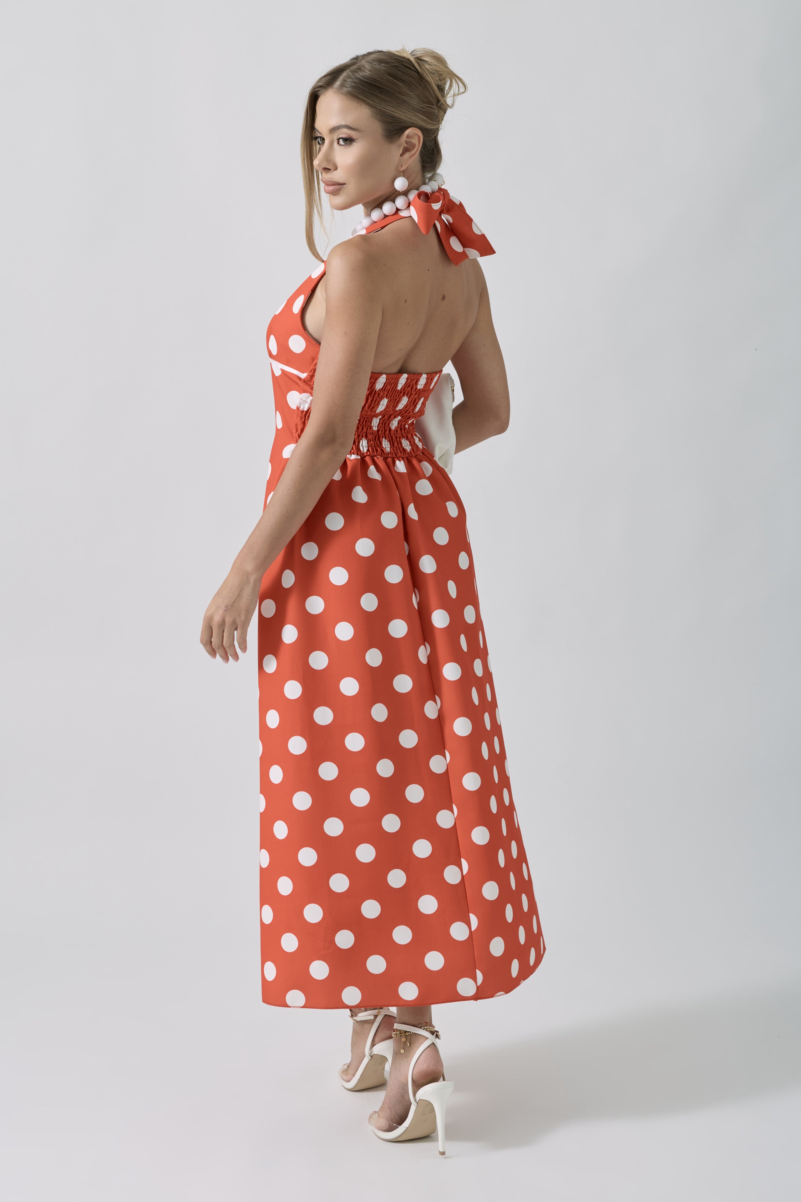 Abito Minnie rosso|Colore:Rosso