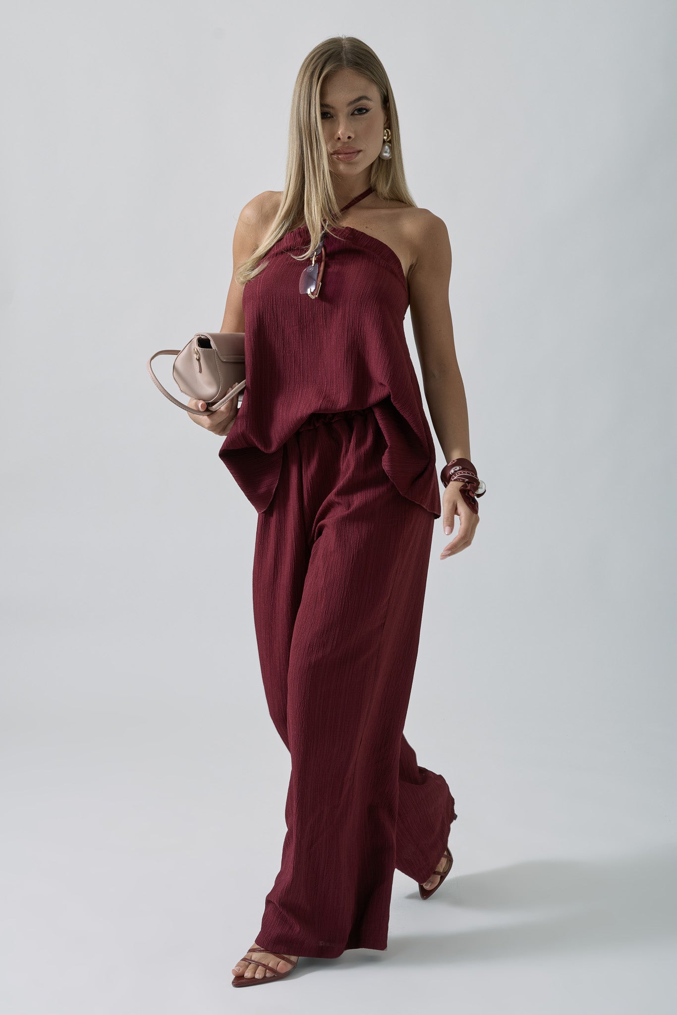 Coordinato Zaira bordeaux|Colore:Bordeaux