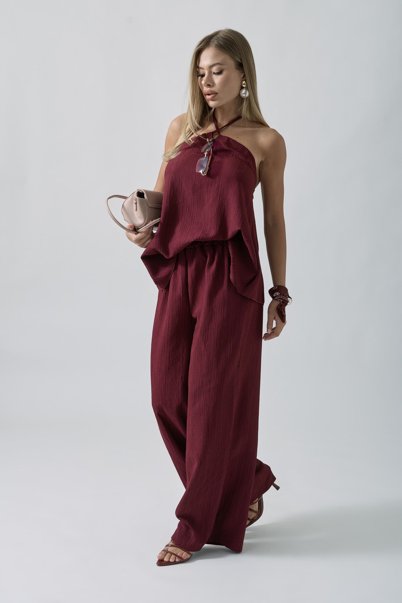 Coordinato Zaira bordeaux|Colore:Bordeaux