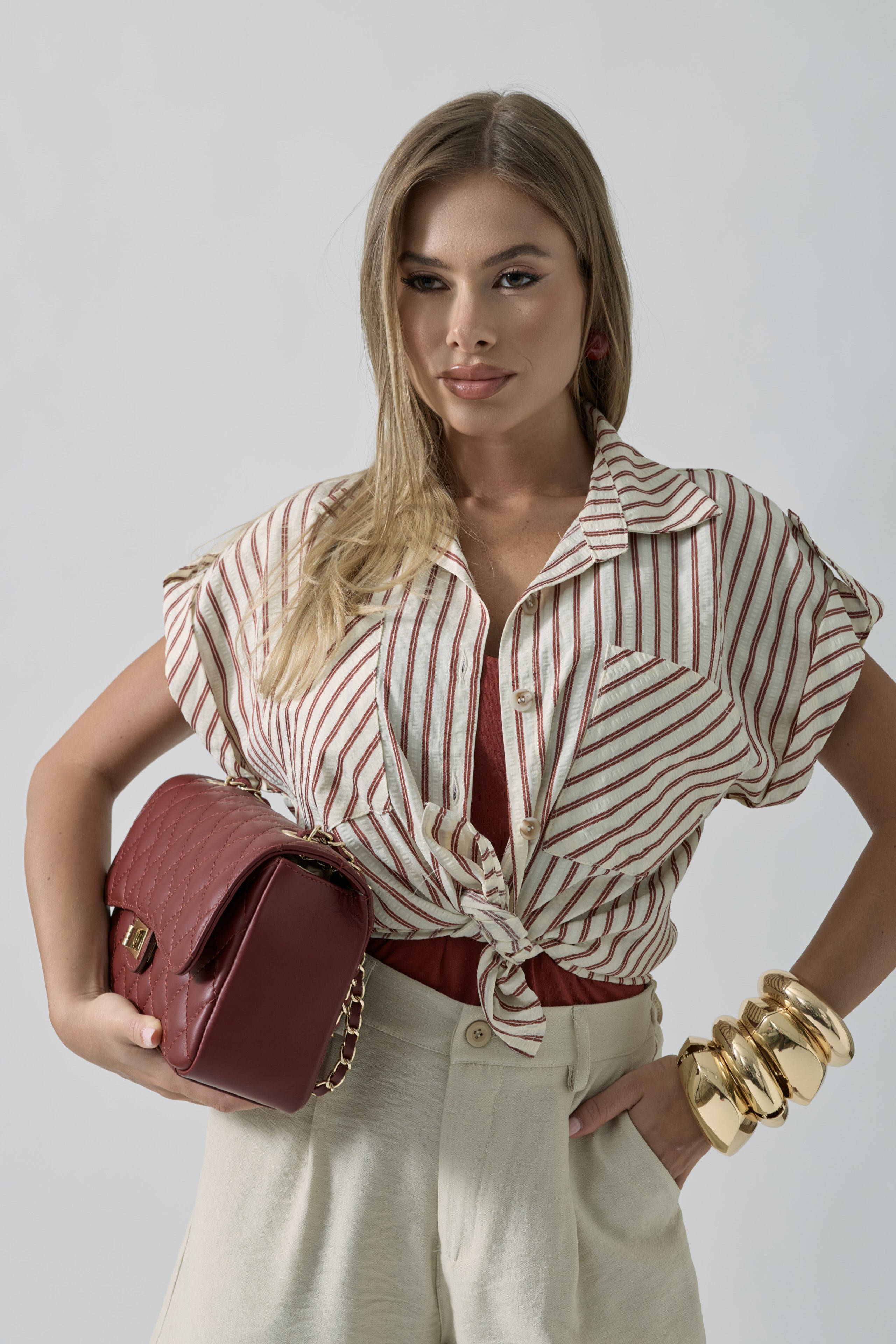 Camicia Margot bordeaux|Colore:Bordeaux