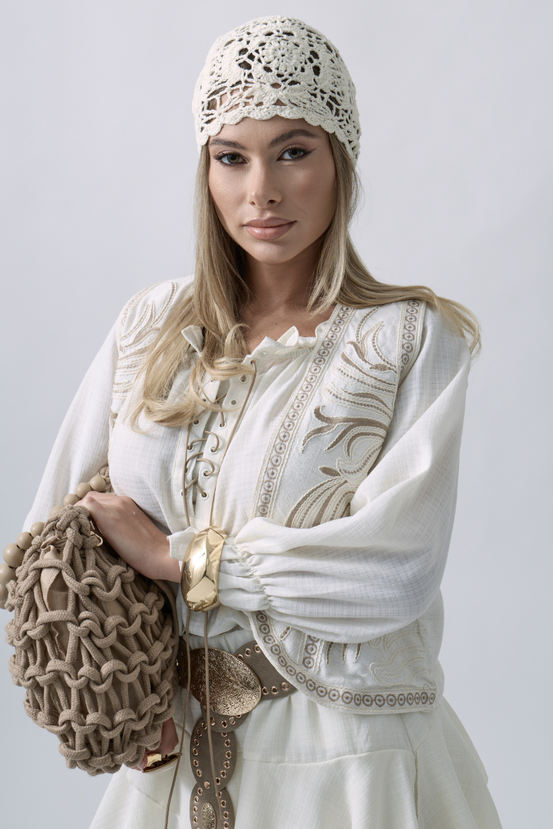 Gilet Calipso avorio|Colore:Avorio