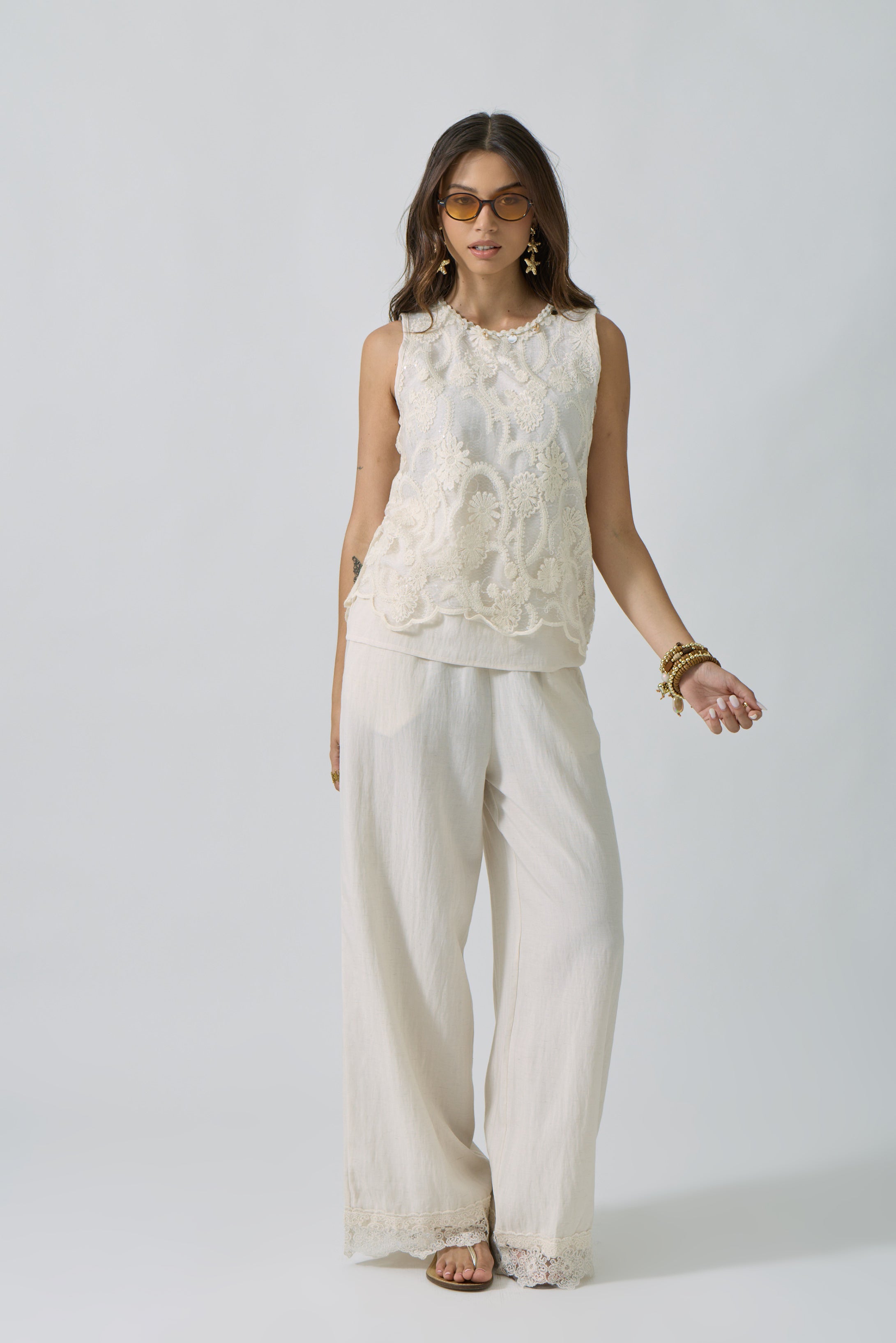 Coordinato Labelle beige chiaro|Colore:Beige chiaro