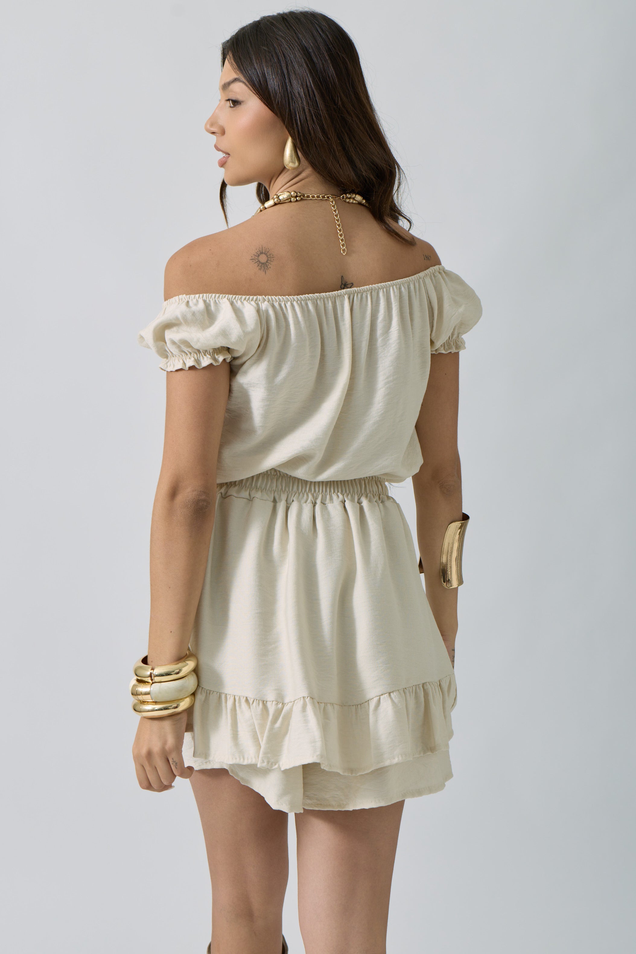 Coordinato Adeline beige chiaro|Colore:Beige chiaro
