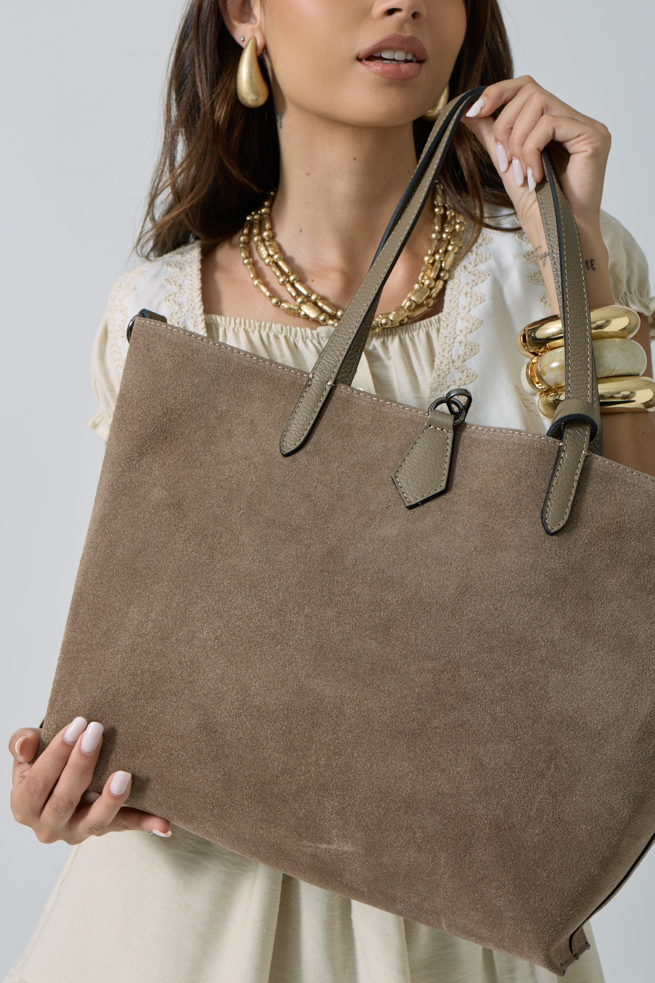 Borsa Office taupe|Colore:Taupe
