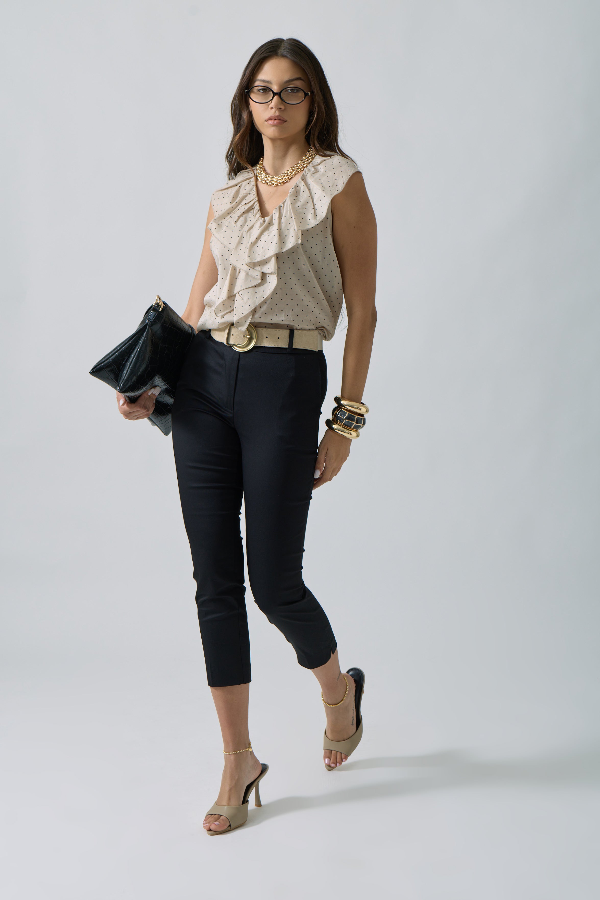 Pantalone Sahara Nero|Colore:Nero