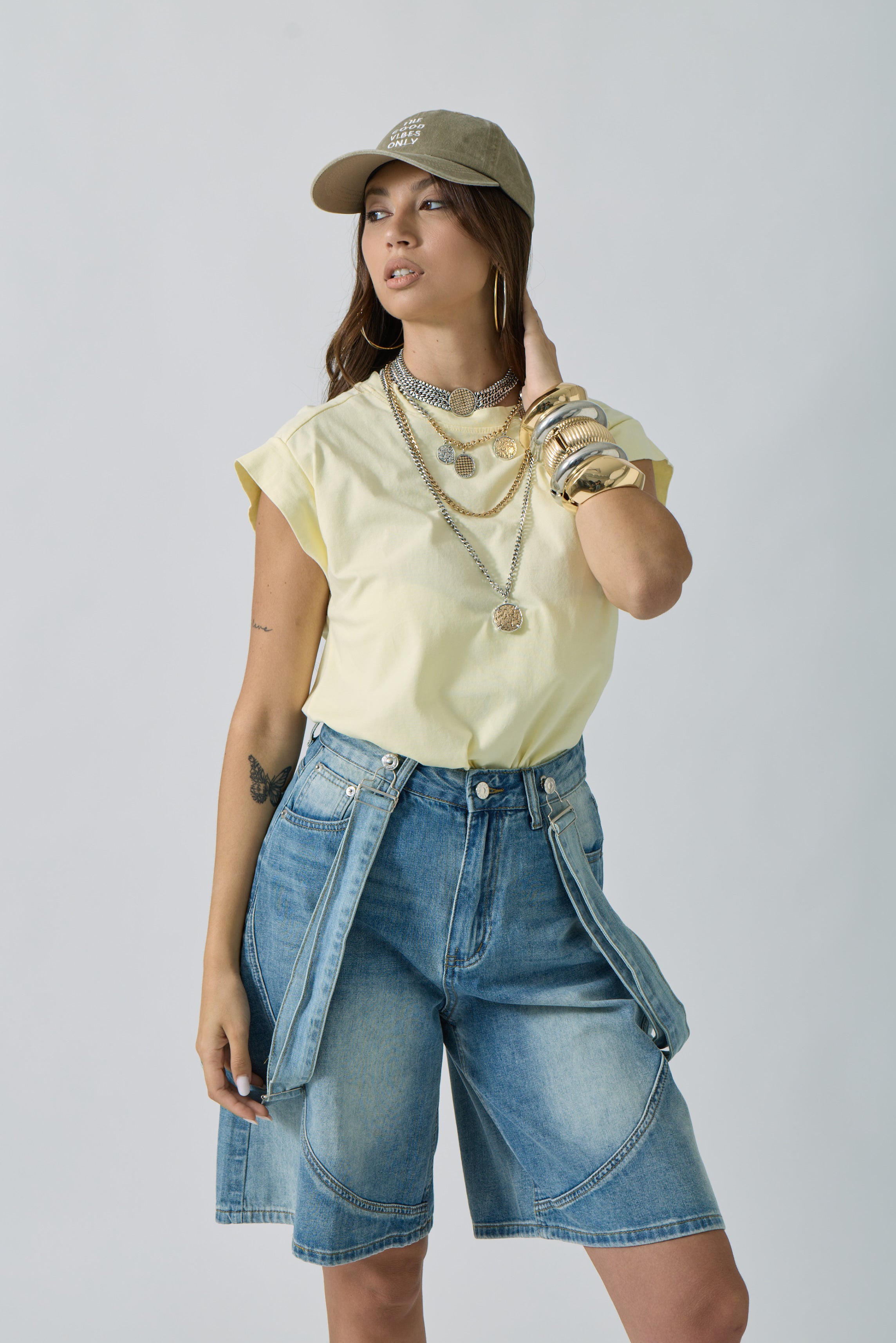 T-Shirt Ines giallo|Colore:Giallo
