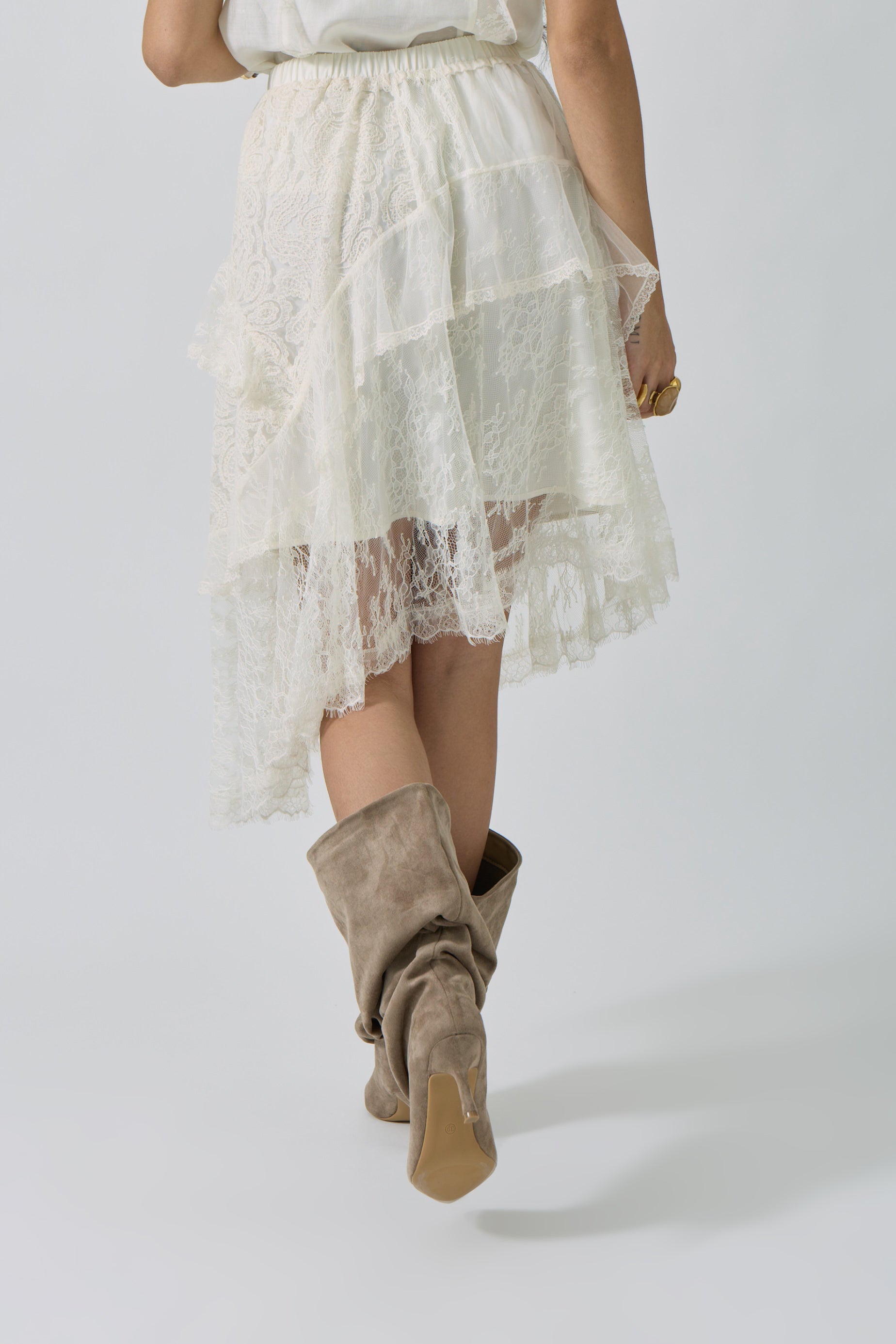 Gonna Annette panna|Colore:Panna