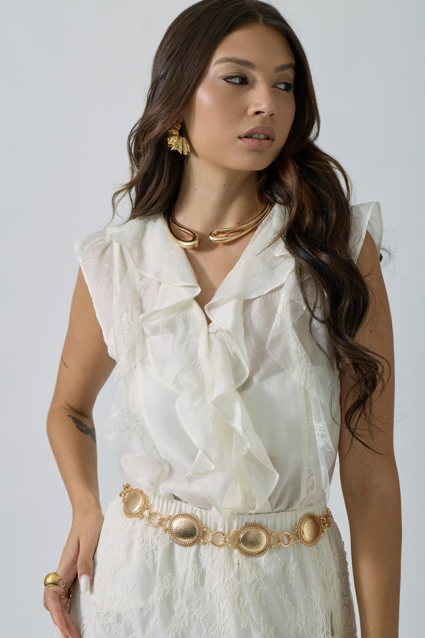 Camicia Gabry burro|Colore:Burro