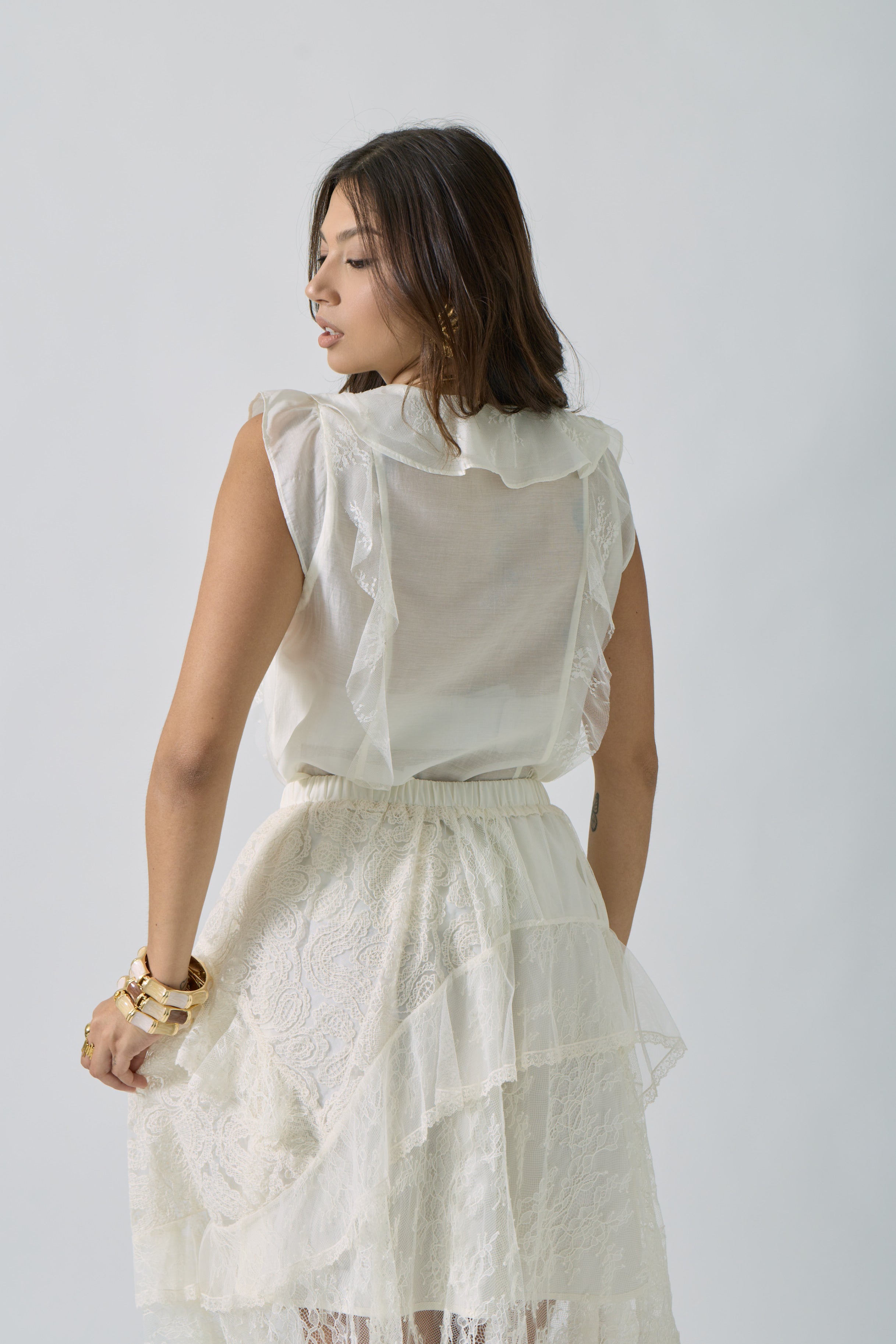 Camicia Gabry burro|Colore:Burro