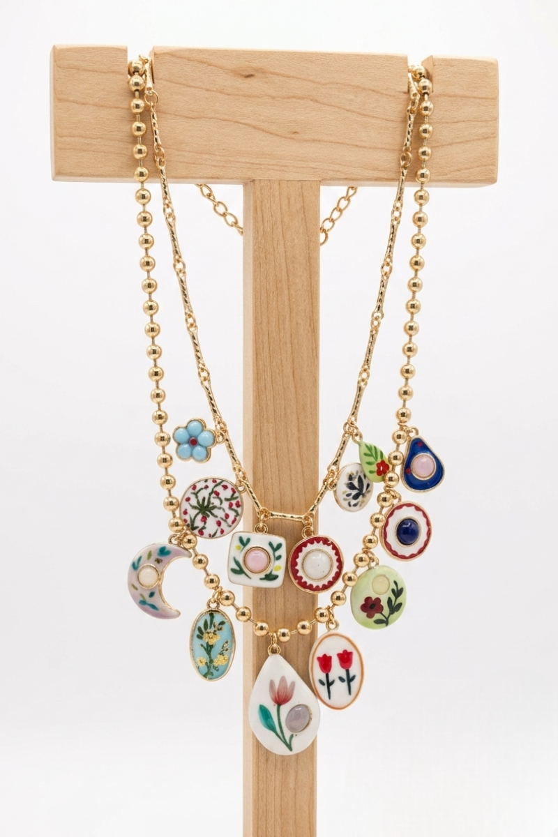 Collana Giuly multicolore|Colore:Multicolore