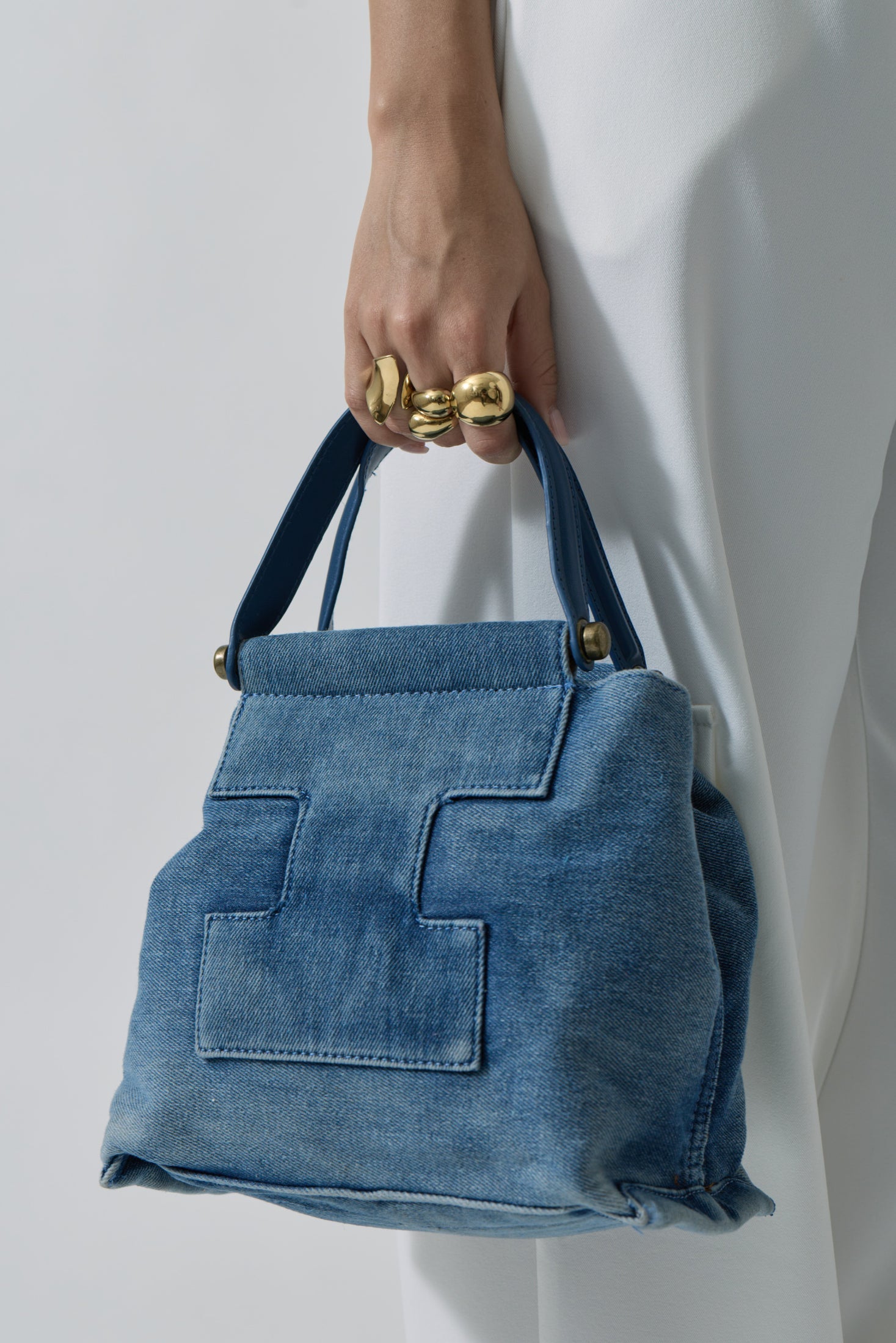 Denim Bag denim|Colore:Denim