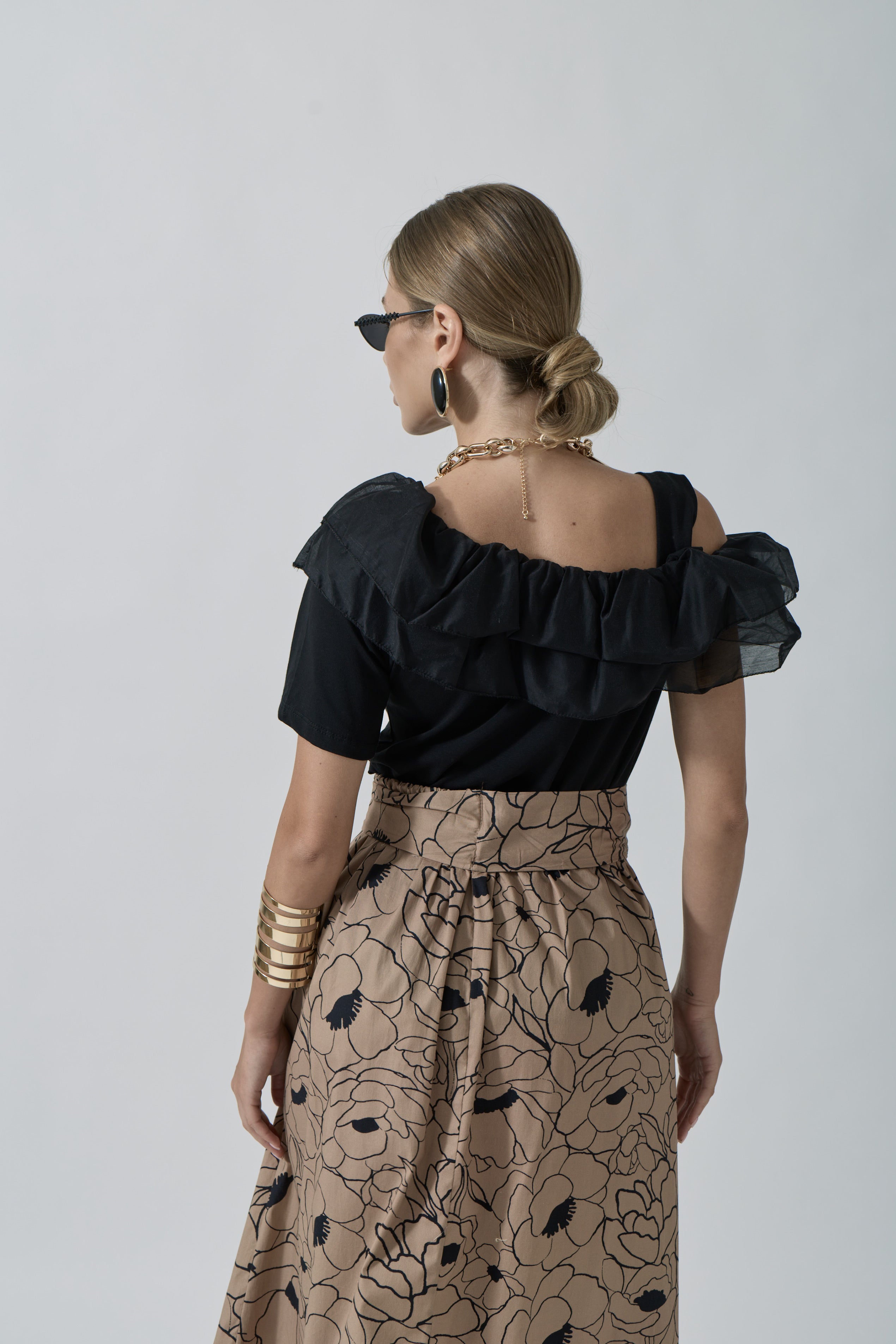 Top Nuvola Nero|Colore:Nero