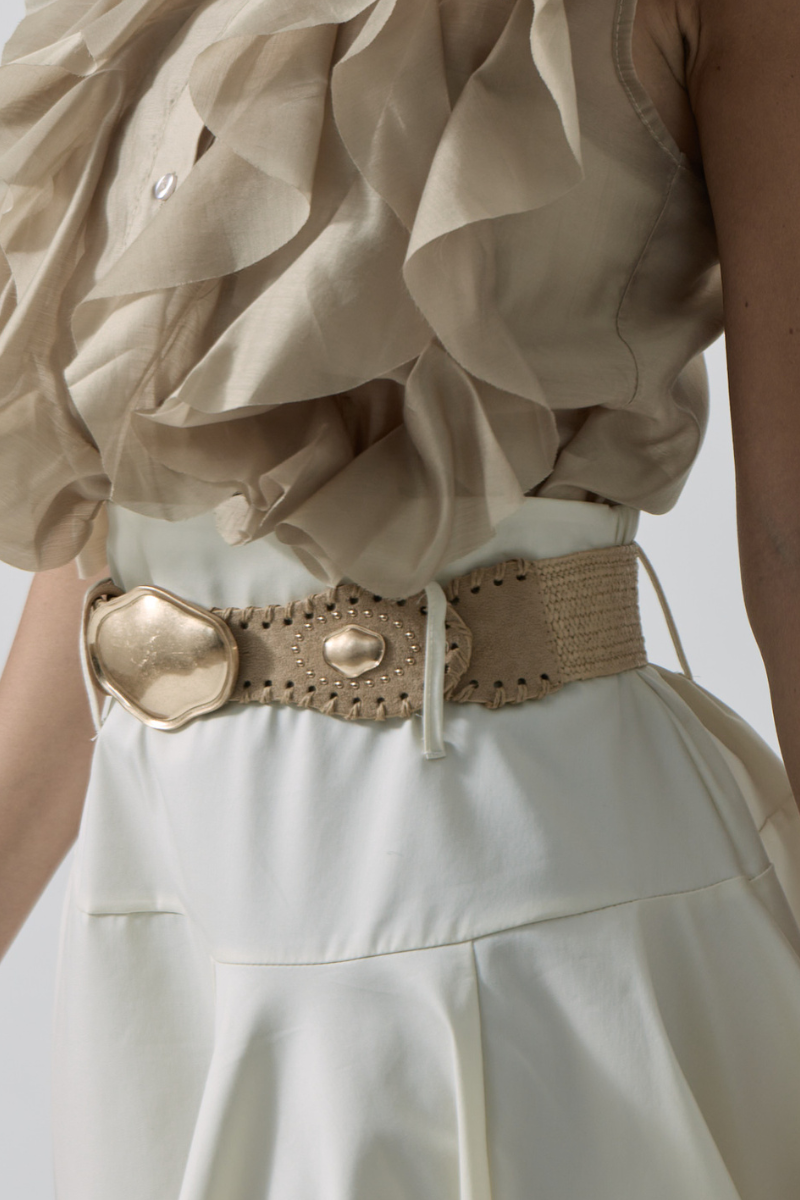 Cintura Elastica Kim beige|Colore:Beige