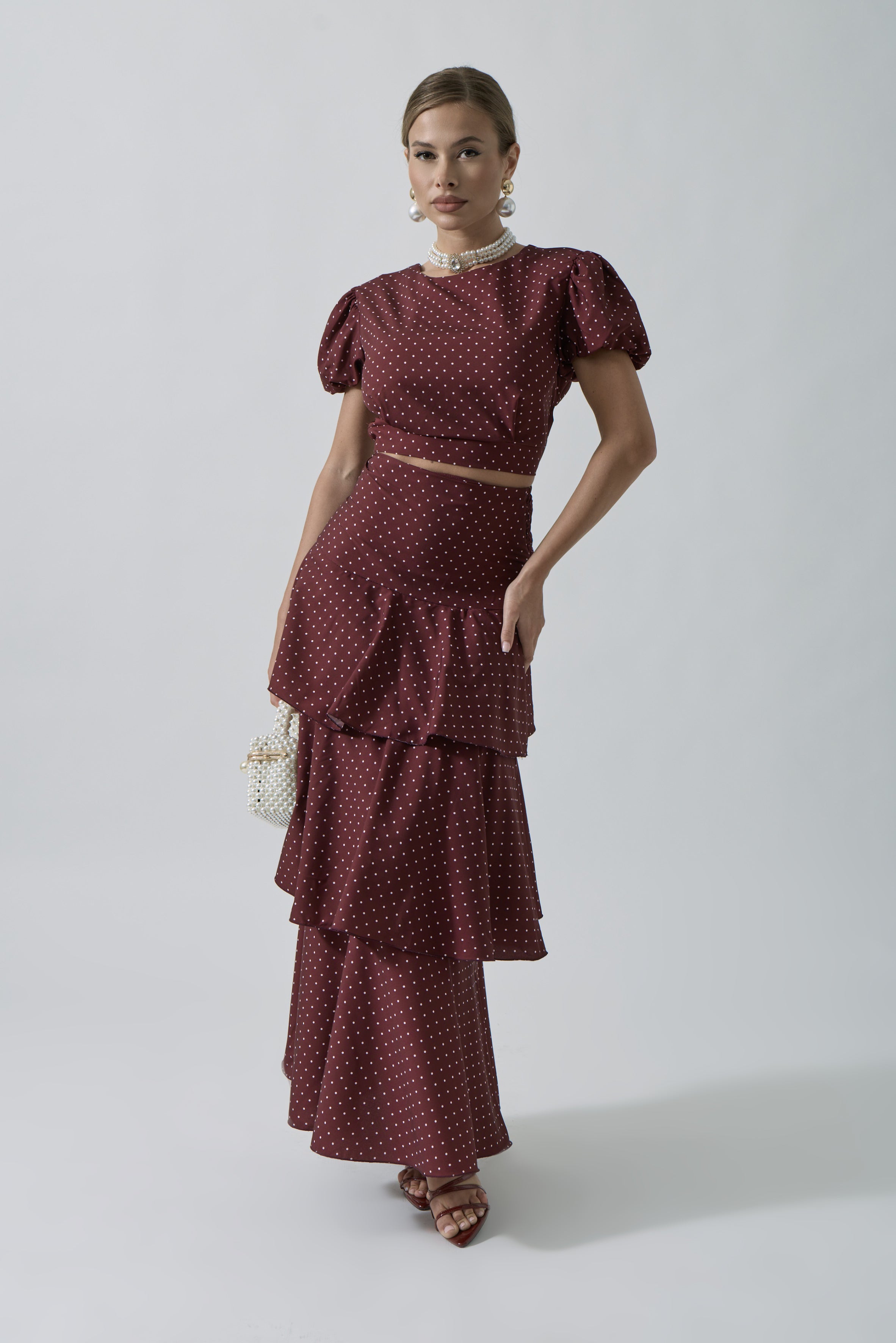 Coordinato Lola bordeaux|Colore:Bordeaux
