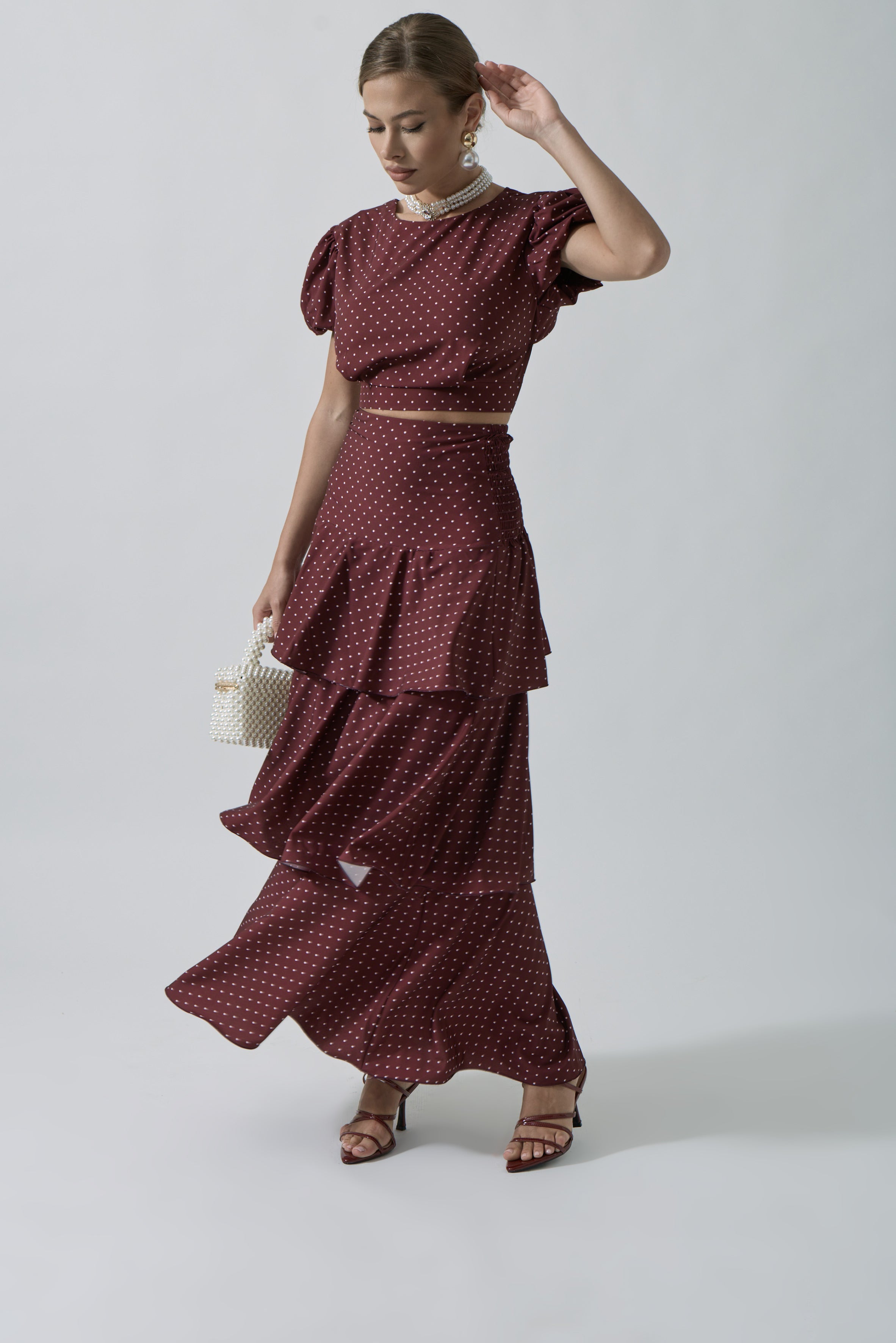 Coordinato Lola bordeaux|Colore:Bordeaux