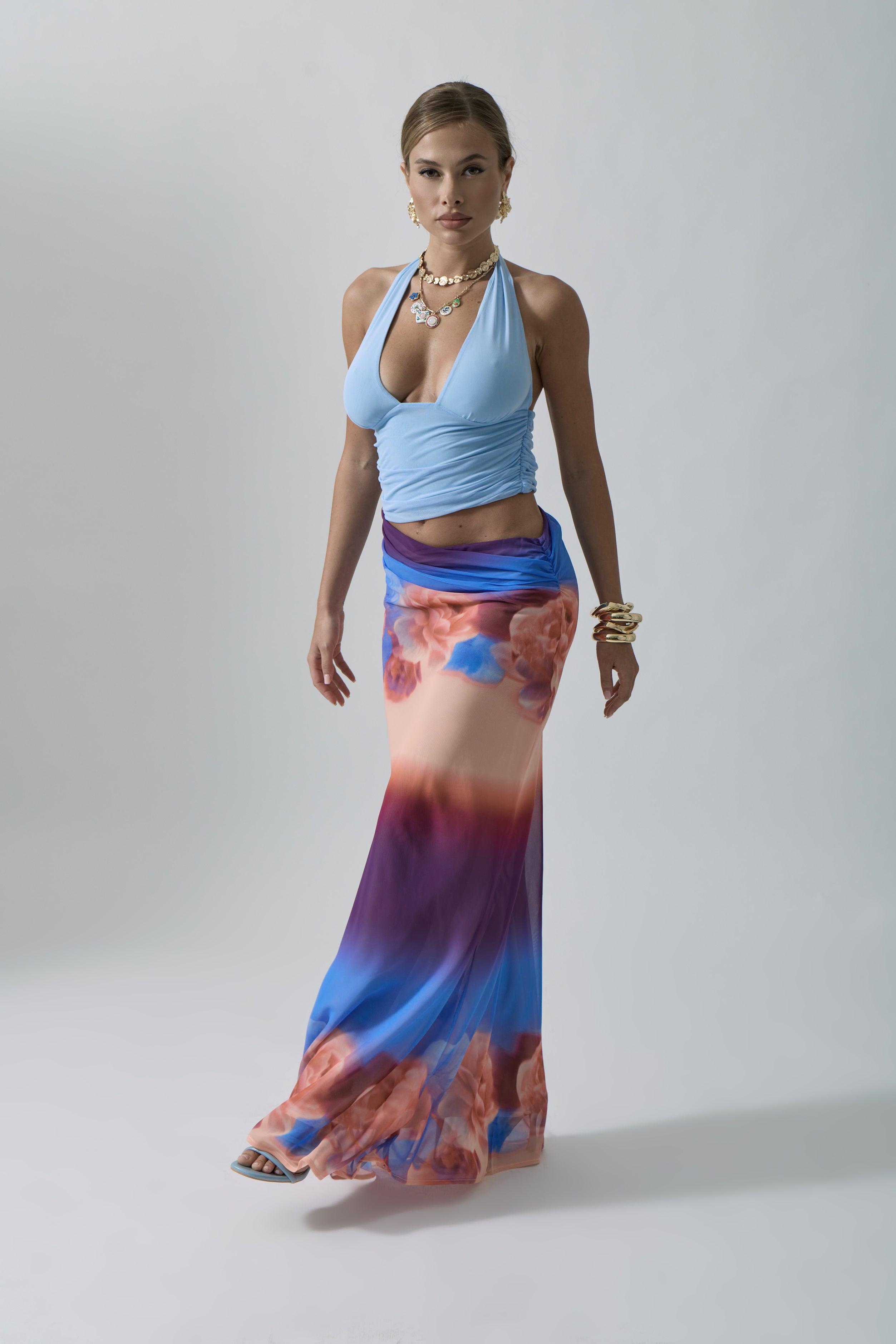 Abito Jasmine multicolore|Colore:Multicolore