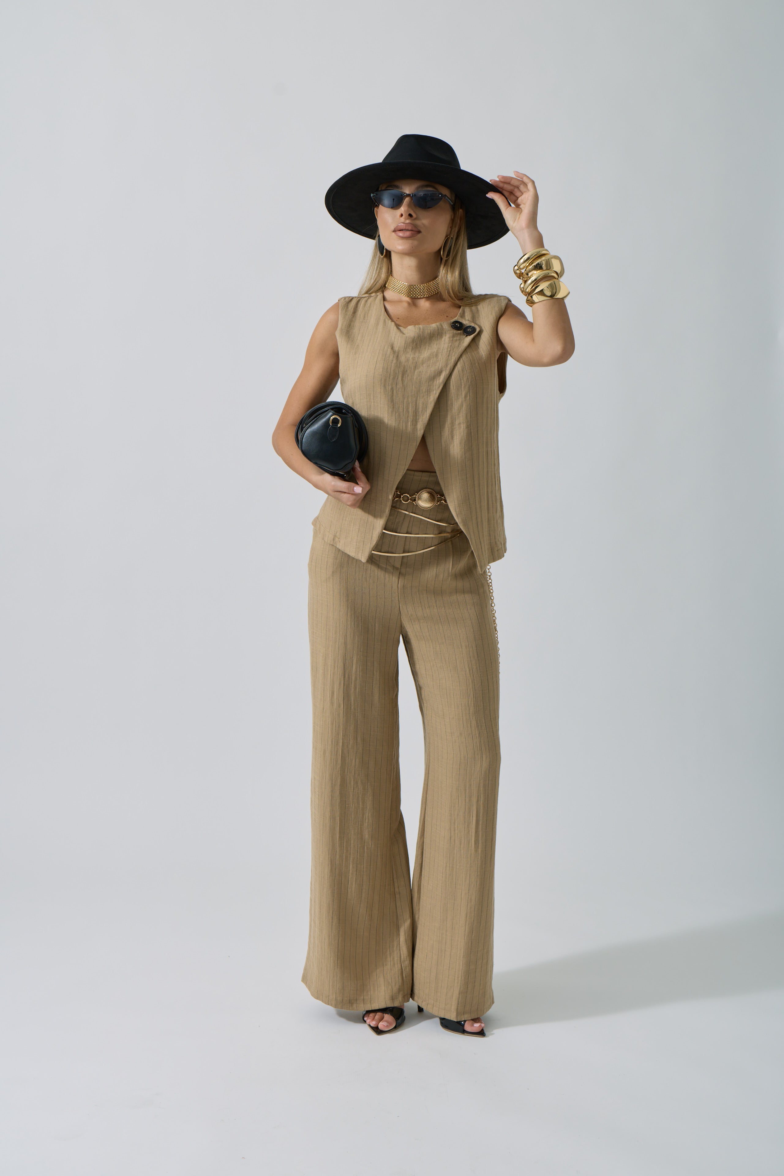 Pantalone Harpey cammello|Colore:Cammello