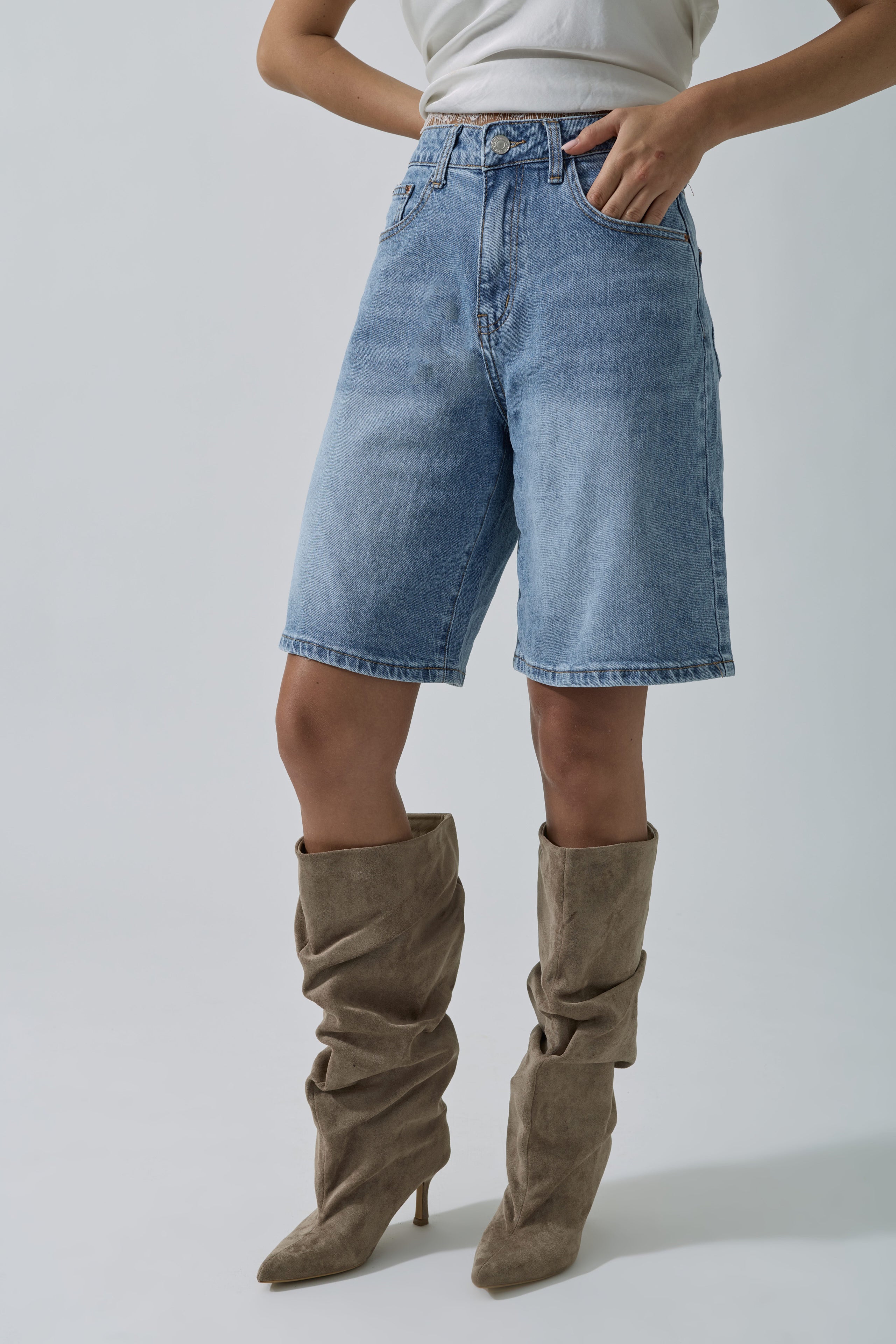 Bermuda Orione denim|Colore:Denim