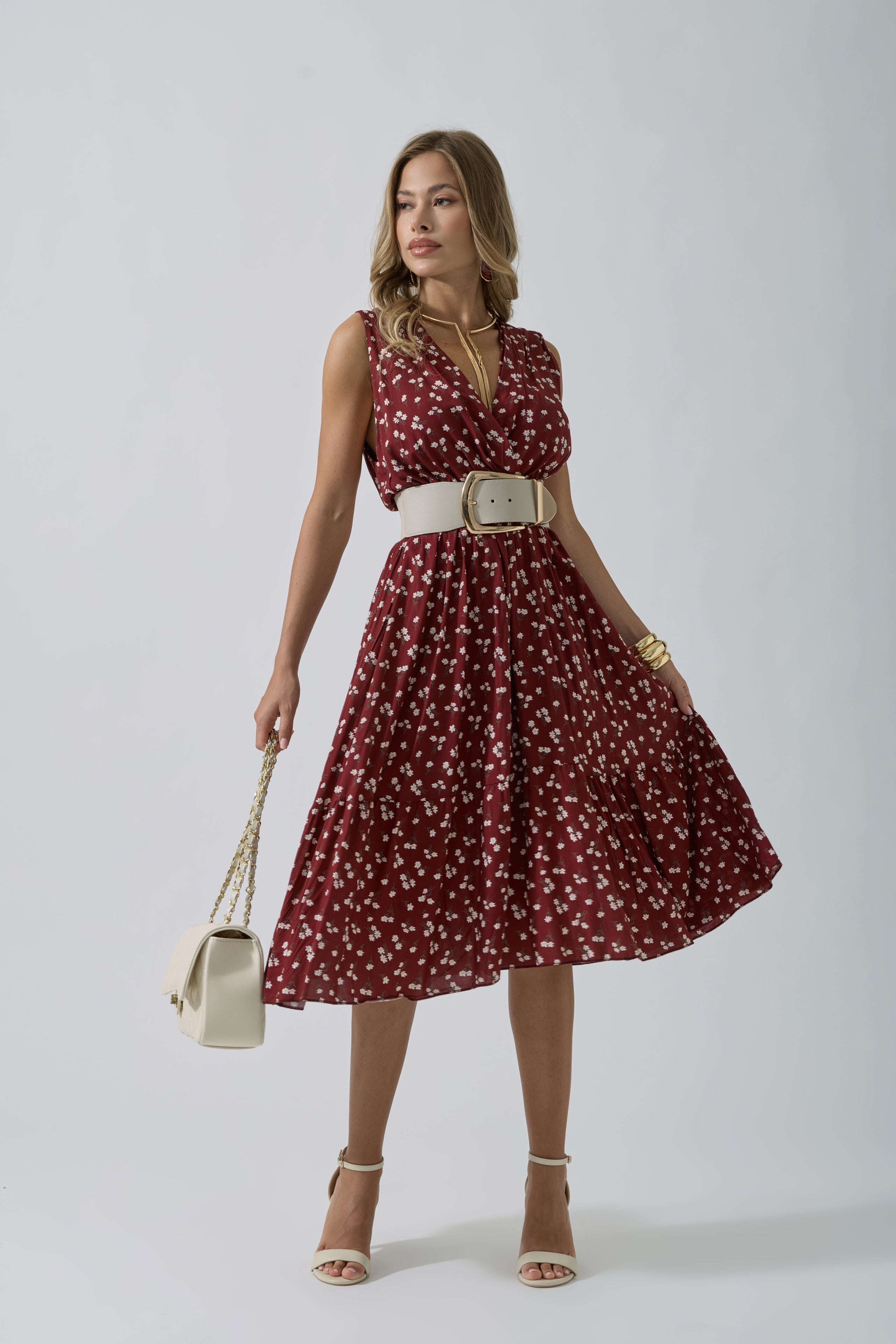 Abito Beth bordeaux|Colore:Bordeaux