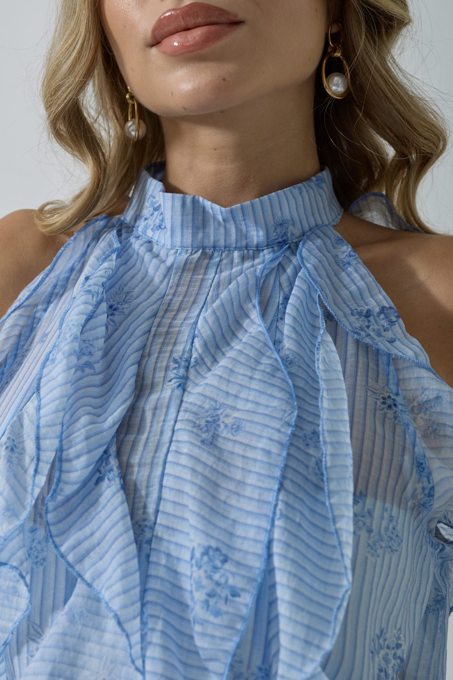 Blusa Blue celeste|Colore:Celeste