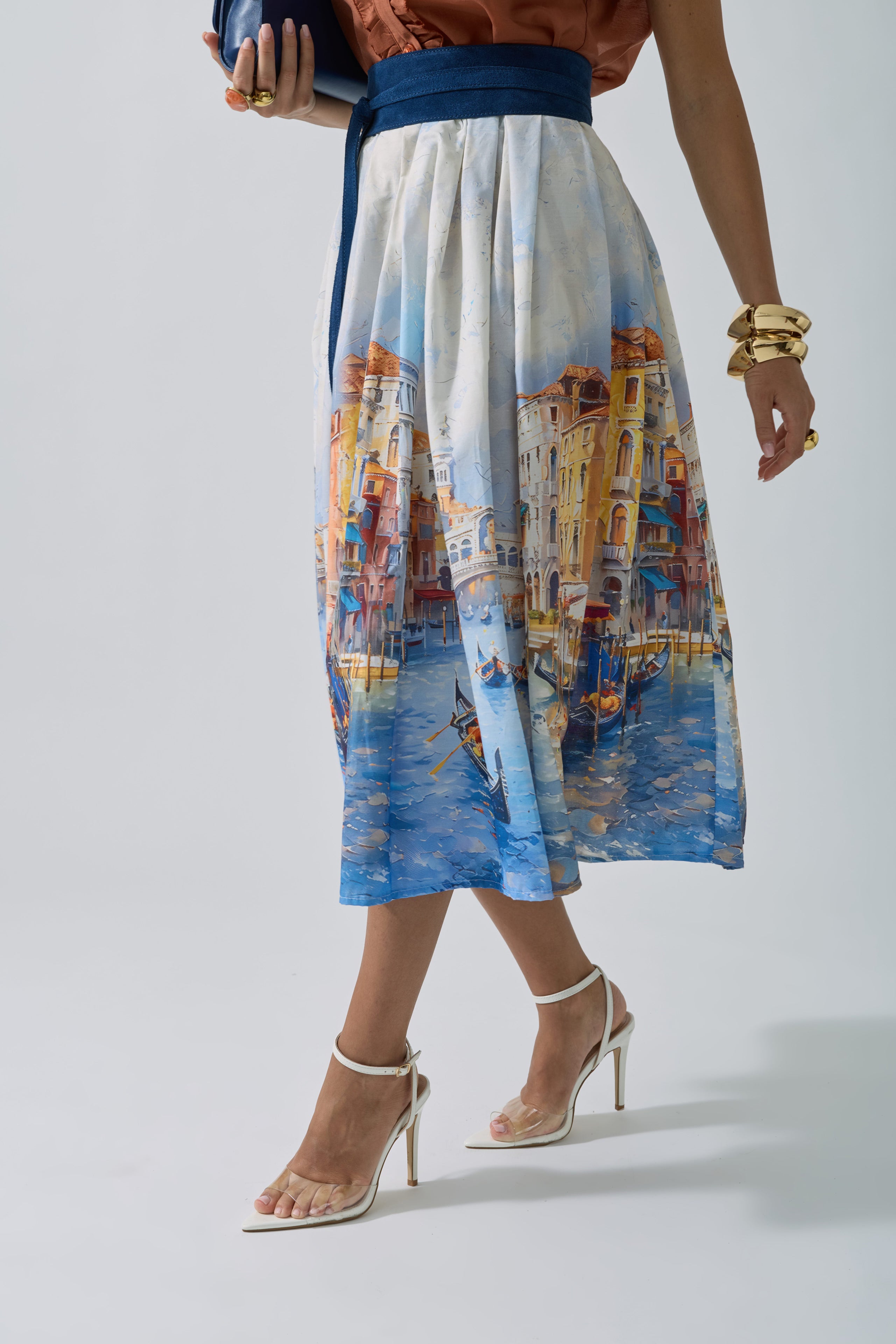 Gonna Venezia multicolore|Colore:Multicolore