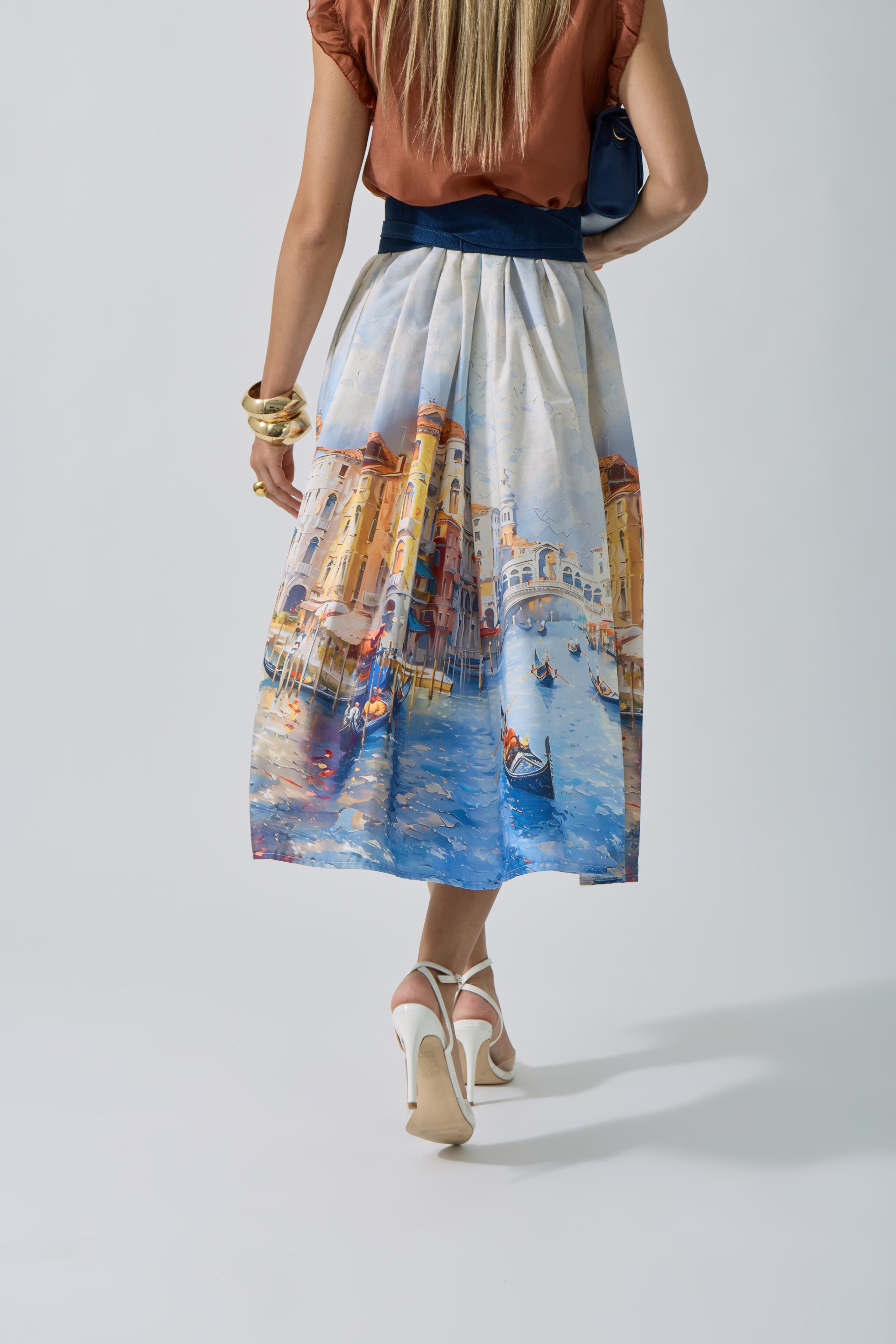 Gonna Venezia multicolore|Colore:Multicolore