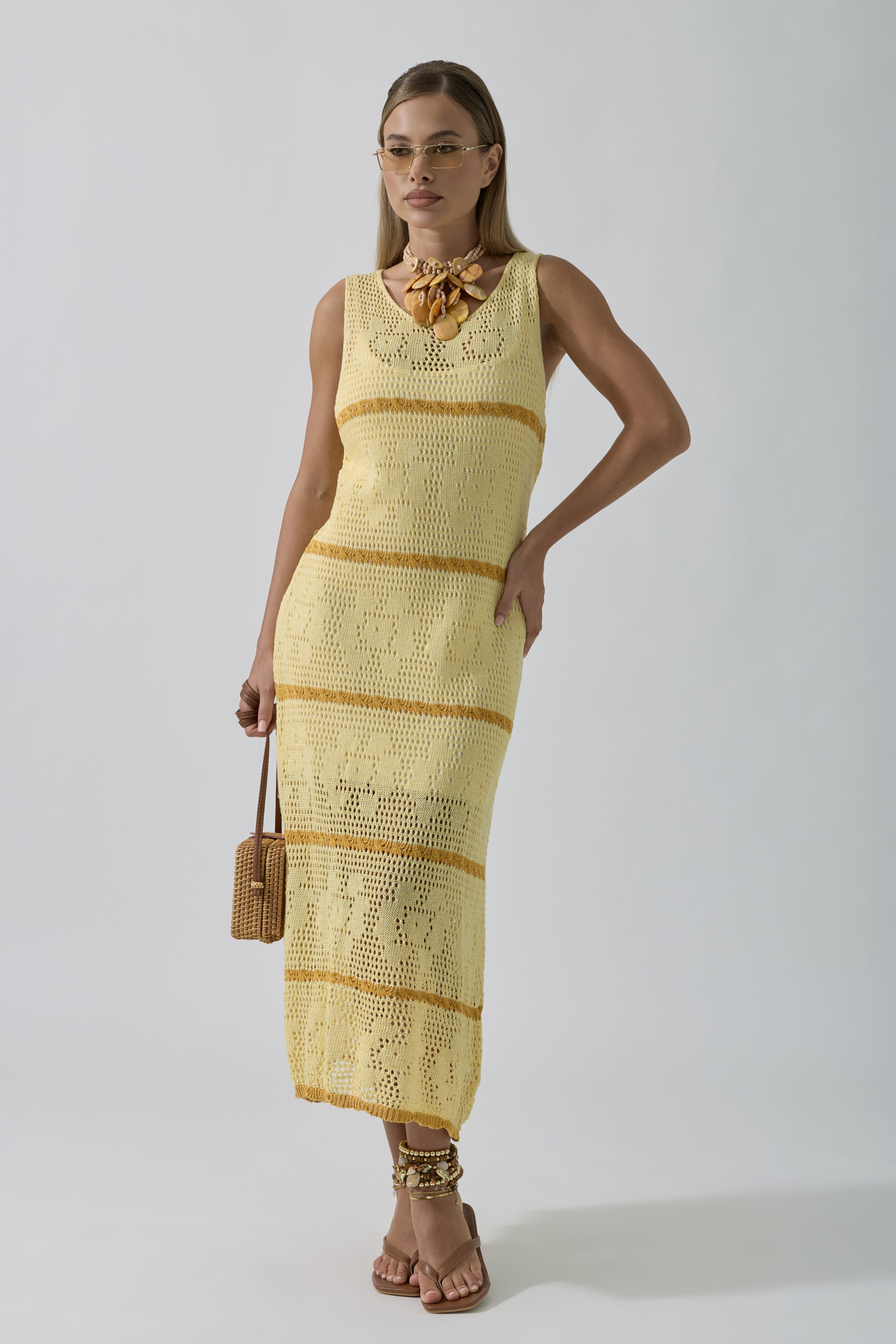 Abito Copricostume Luisa giallo|Colore:Giallo