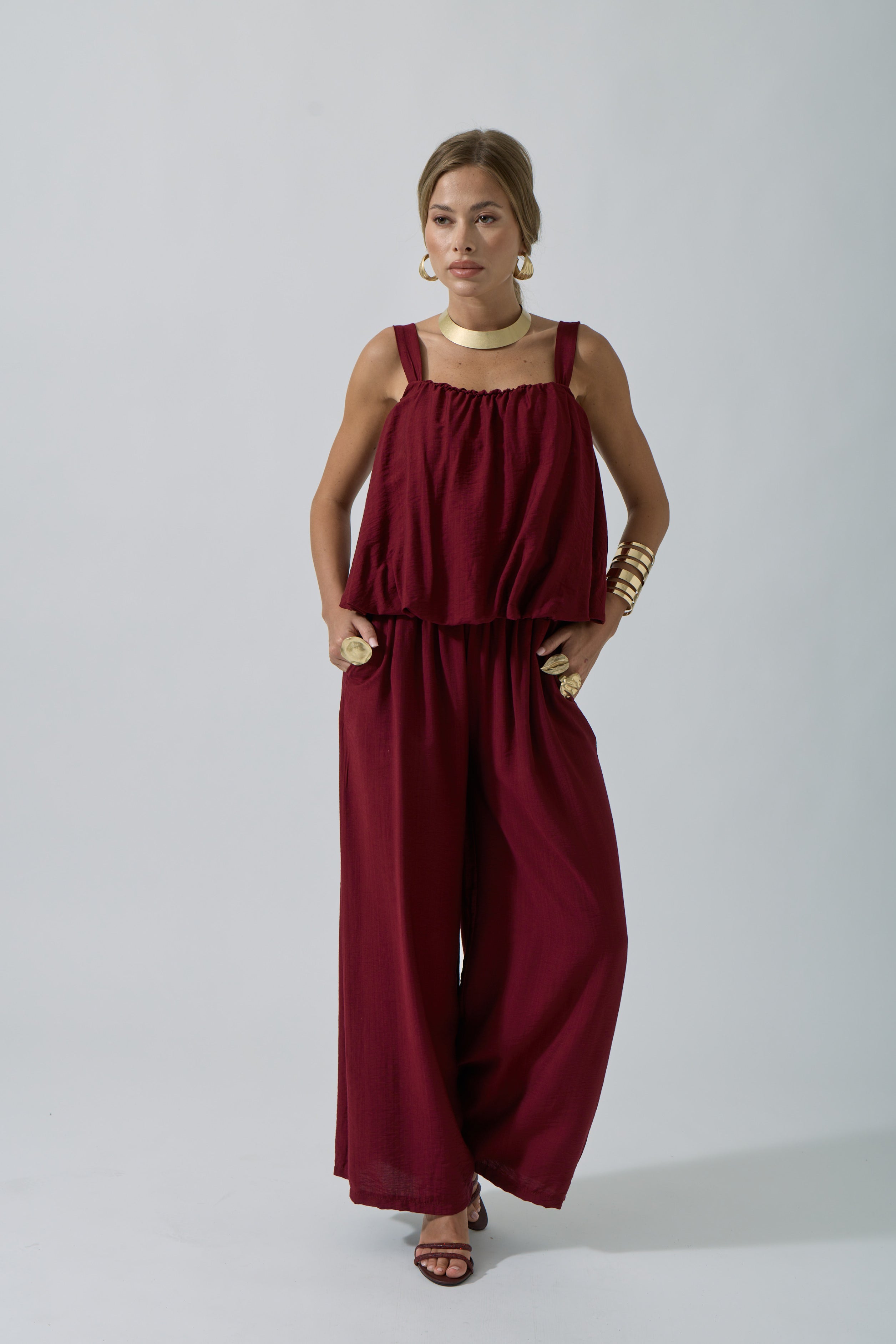 Coordinato Margot bordeaux|Colore:Bordeaux
