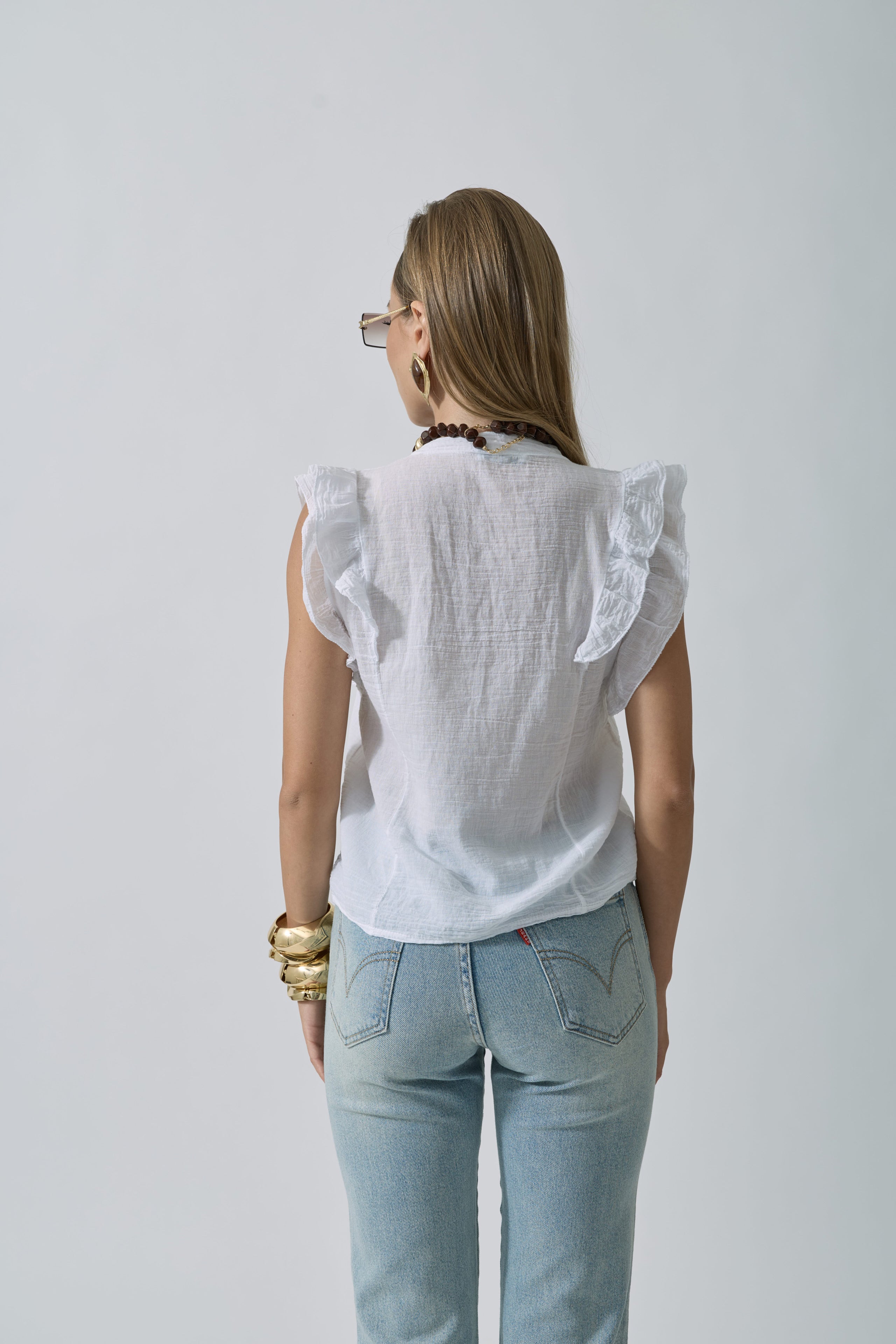 Camicia Shell bianco|Colore:Bianco