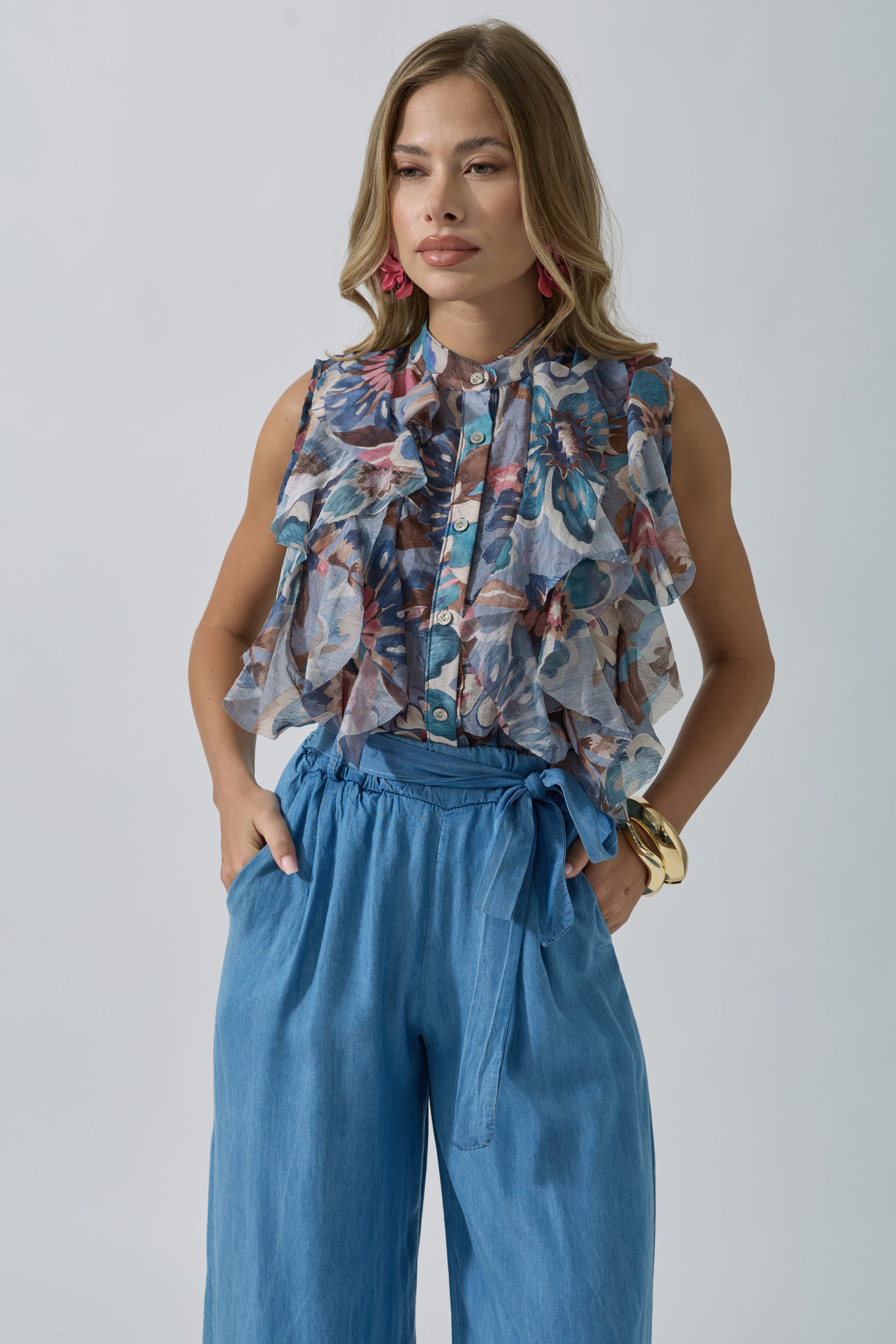 Camicia Paint multicolore|Colore:Multicolore