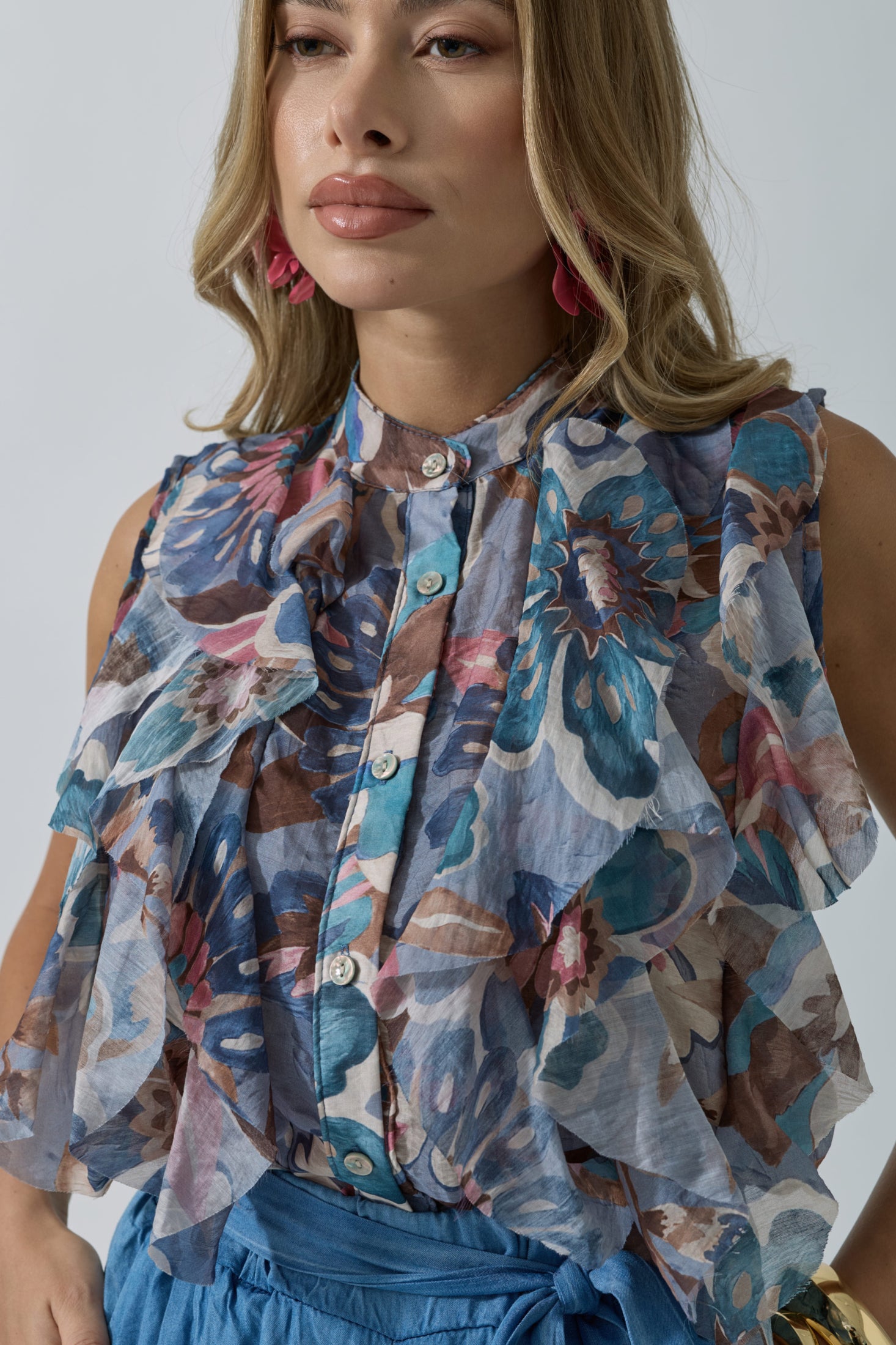 Camicia Paint multicolore|Colore:Multicolore