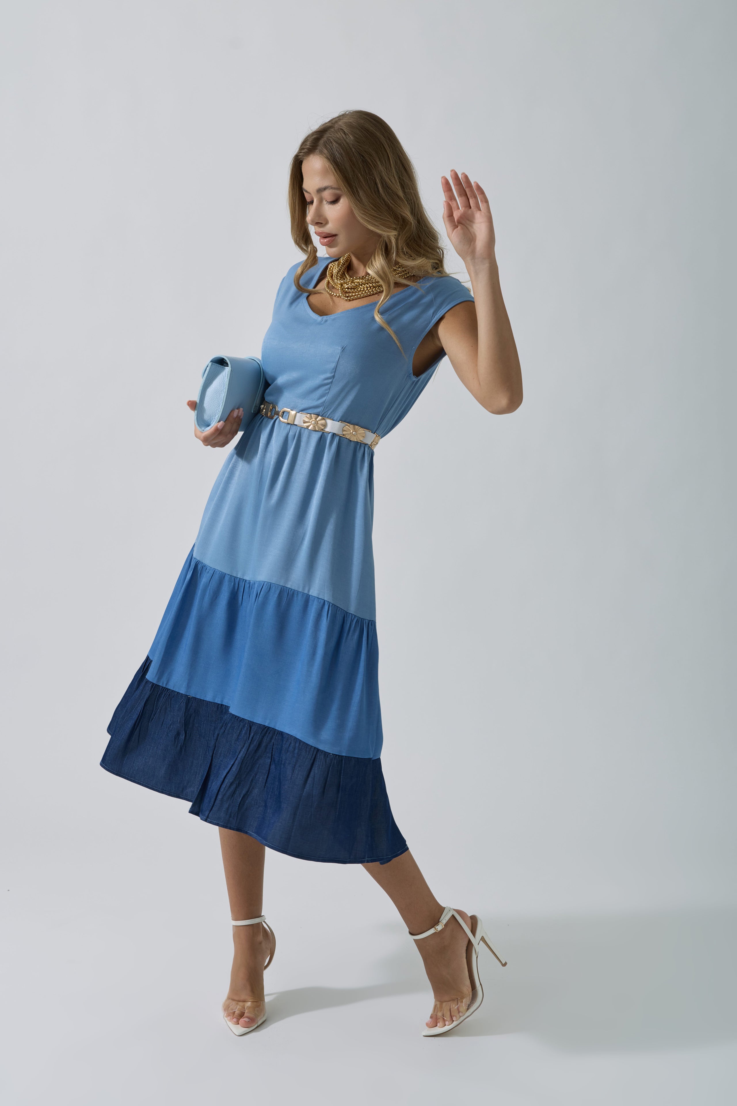 Abito Lucy denim|Colore:Denim