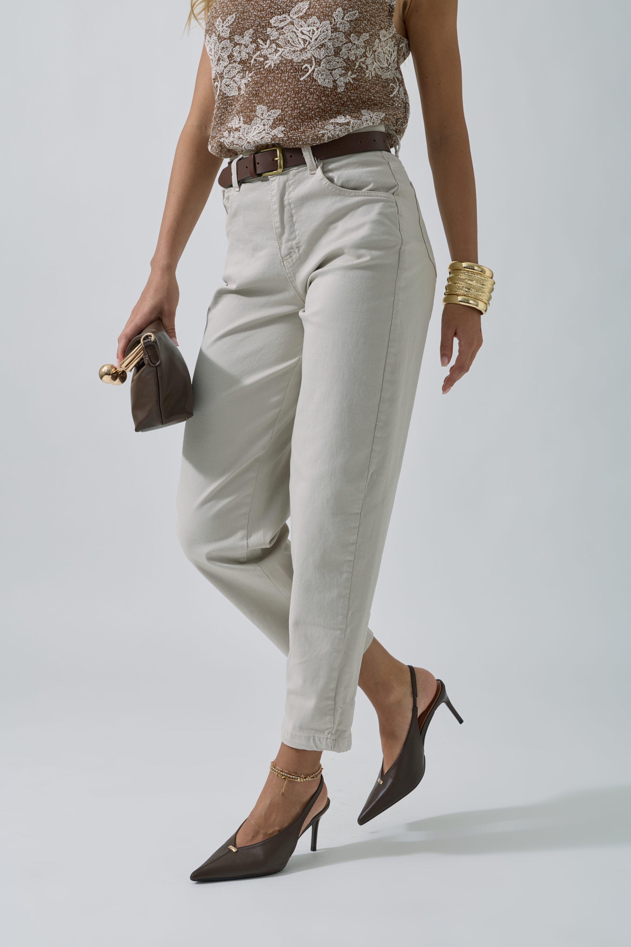 Pantalone Soft Gesso|Colore:Gesso