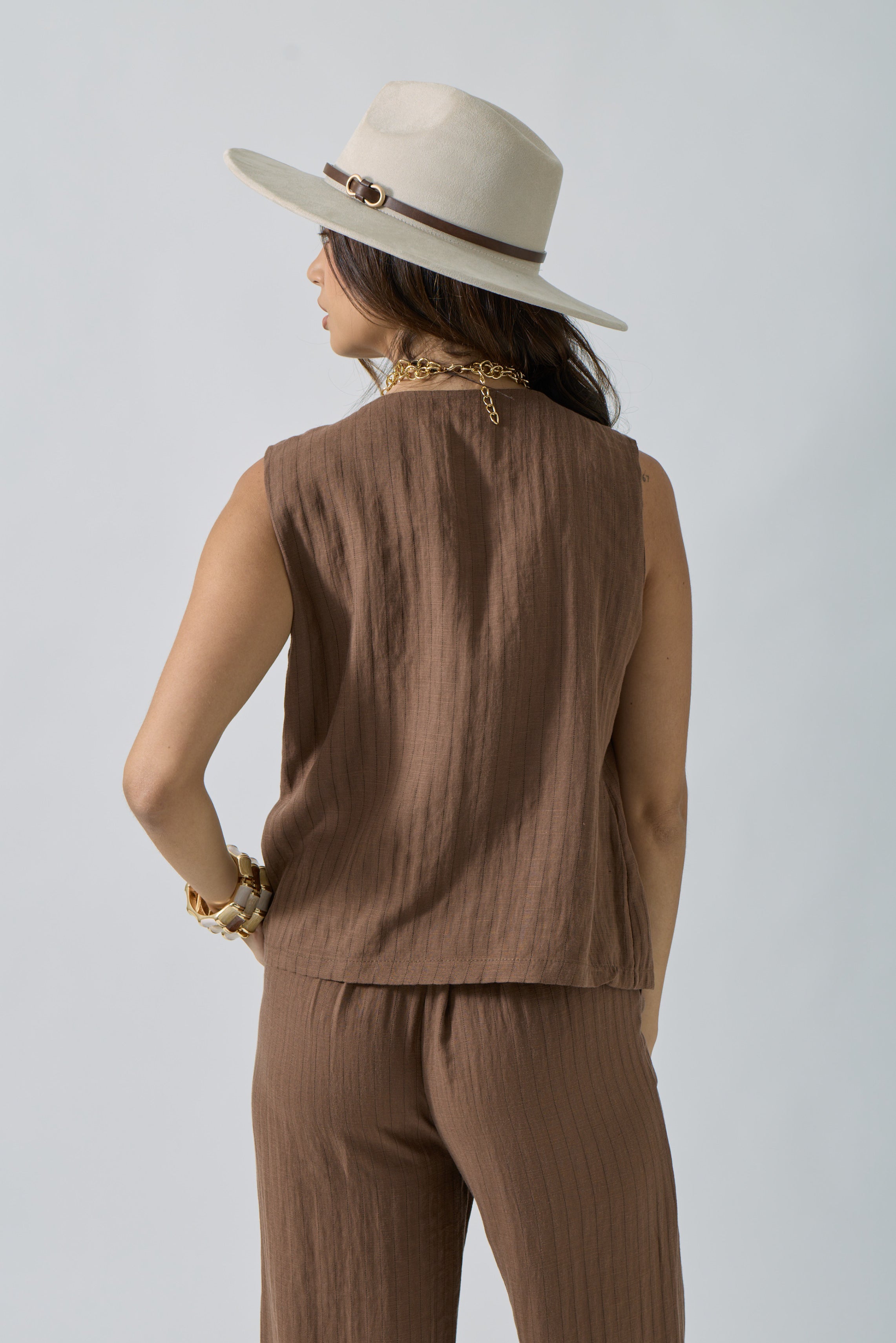 Gilet Harpey Cacao|Colore:Cacao