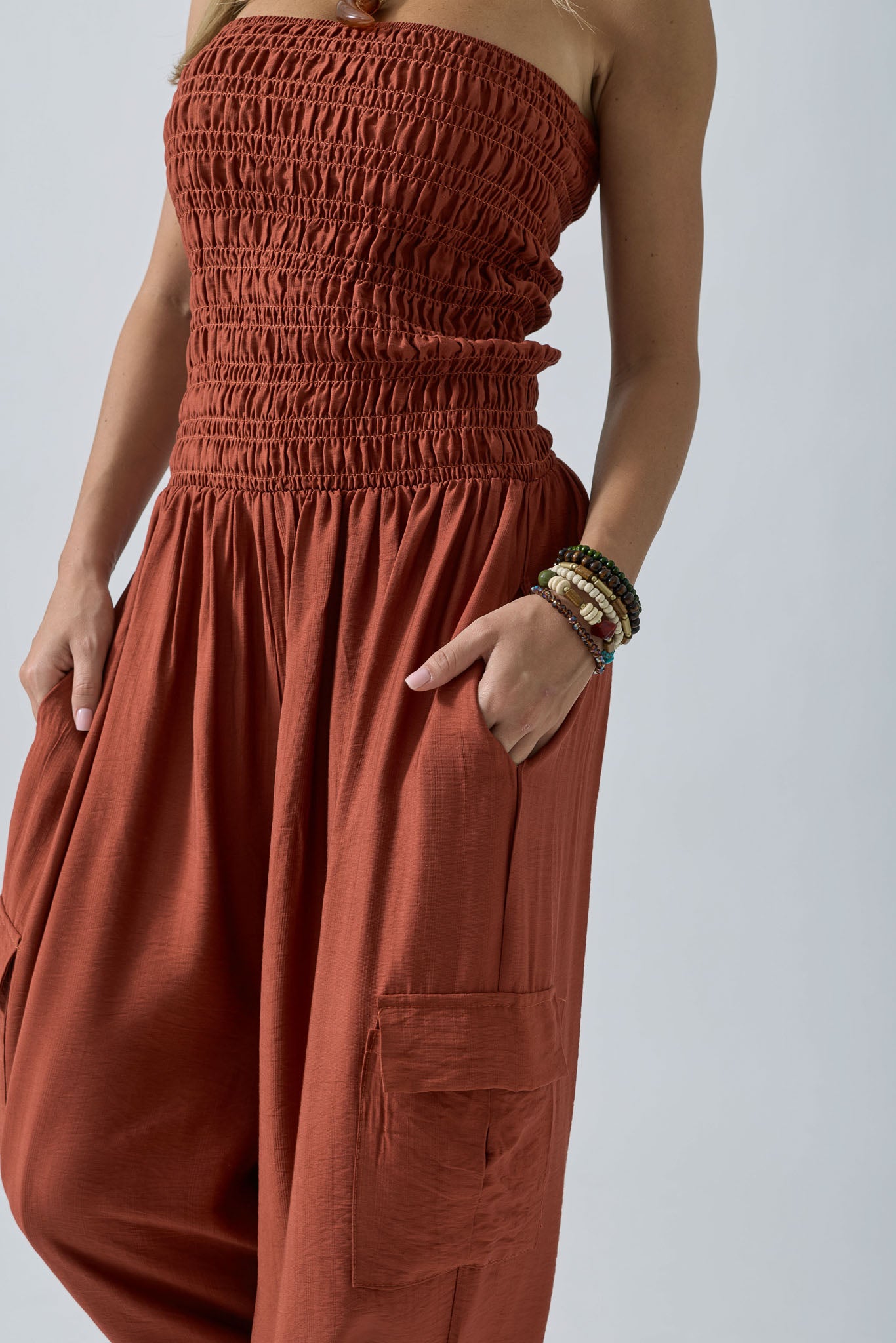 Tuta Boho coccio|Colore:Coccio
