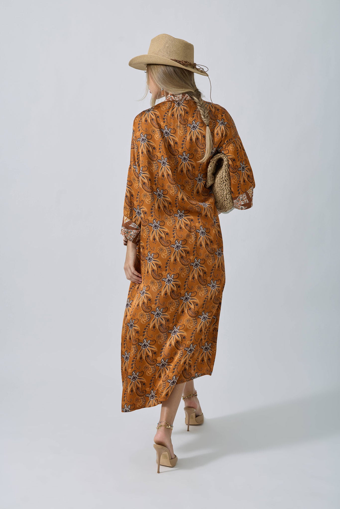 Kimono Jaipur coccio|Colore:Coccio
