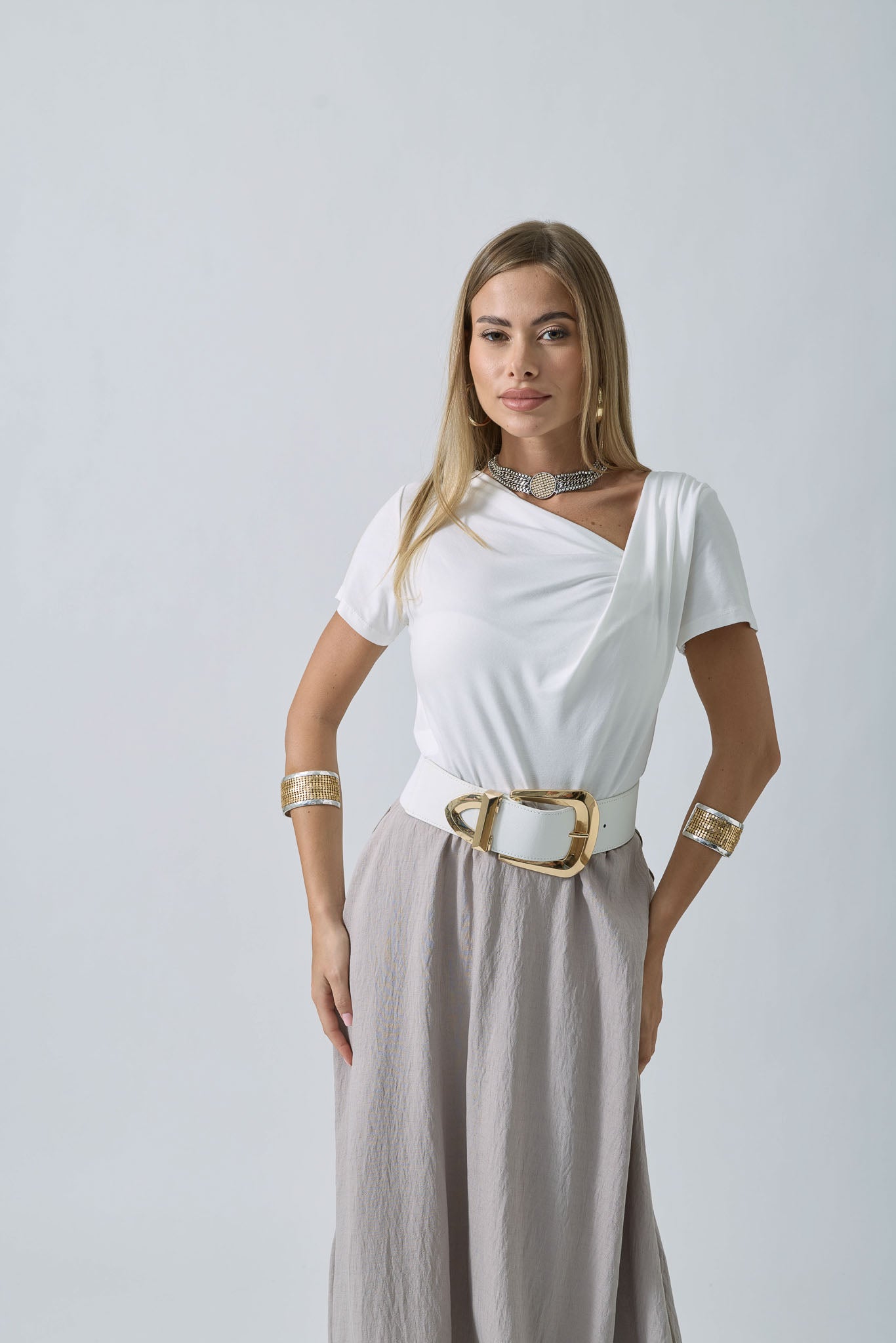 Maglia Onda panna|Colore:Panna