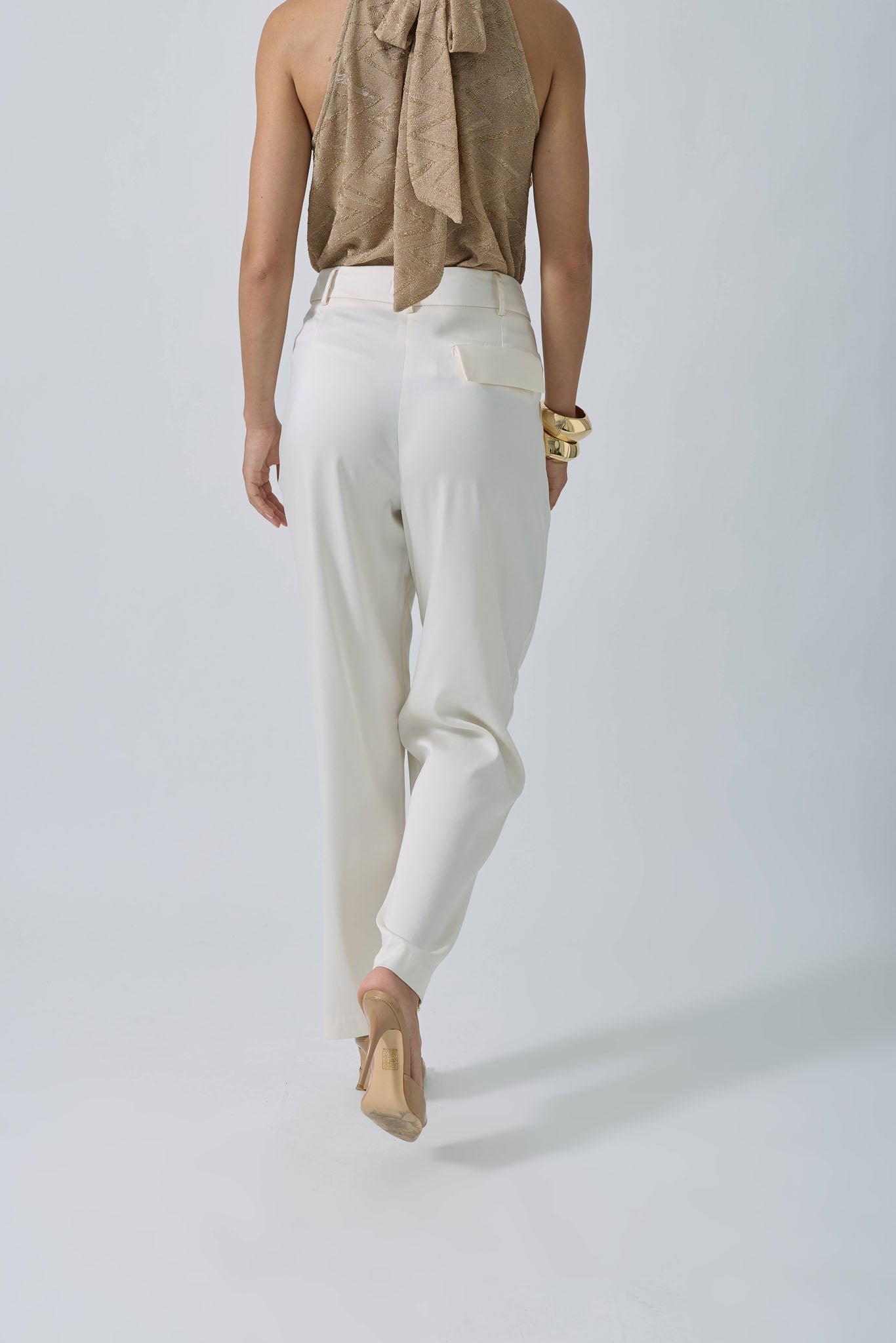 Pantalone Morbido panna|Colore:Panna