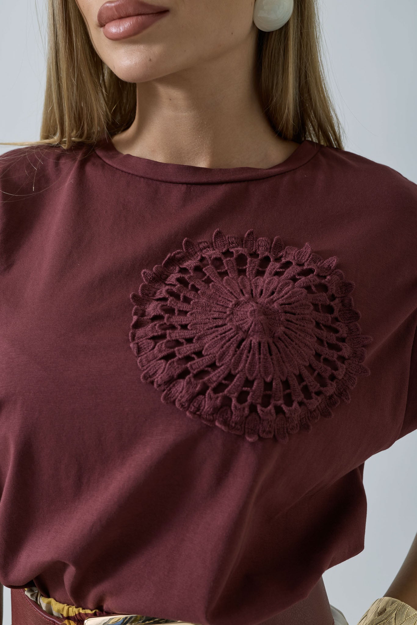 Maglia Ysee bordeaux|Colore:Bordeaux