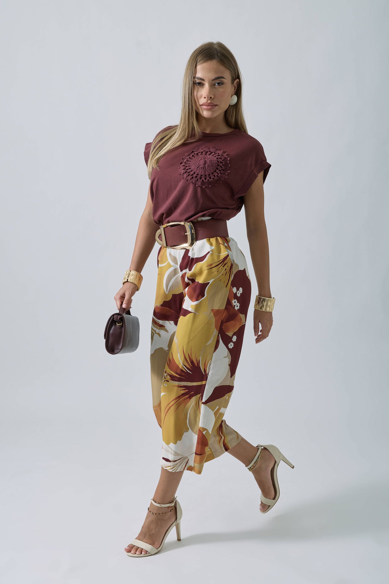 Pantalone Tropic bordeaux|Colore:Bordeaux