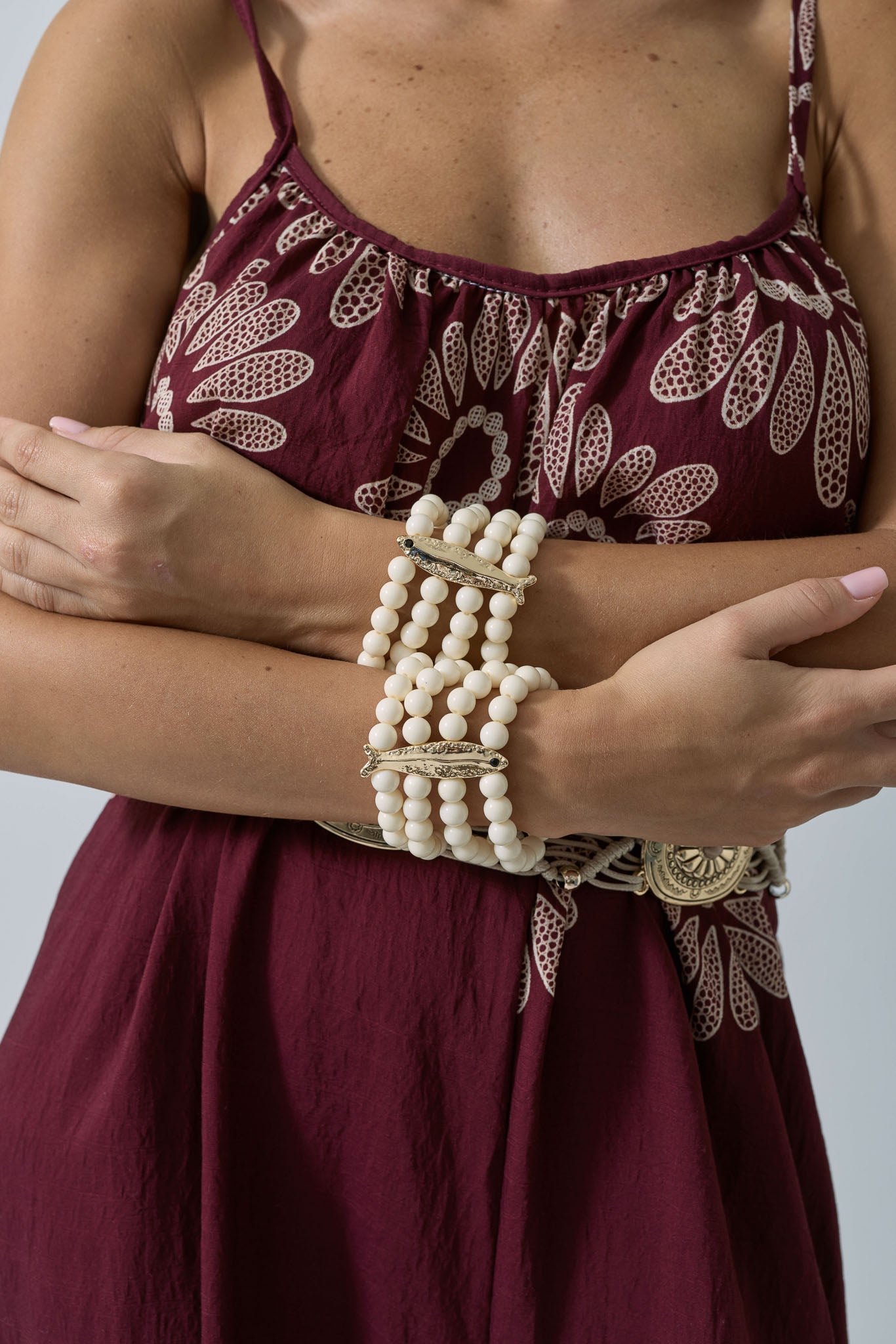 Bracciale Perle Fish bianco perla|Colore:Bianco perla