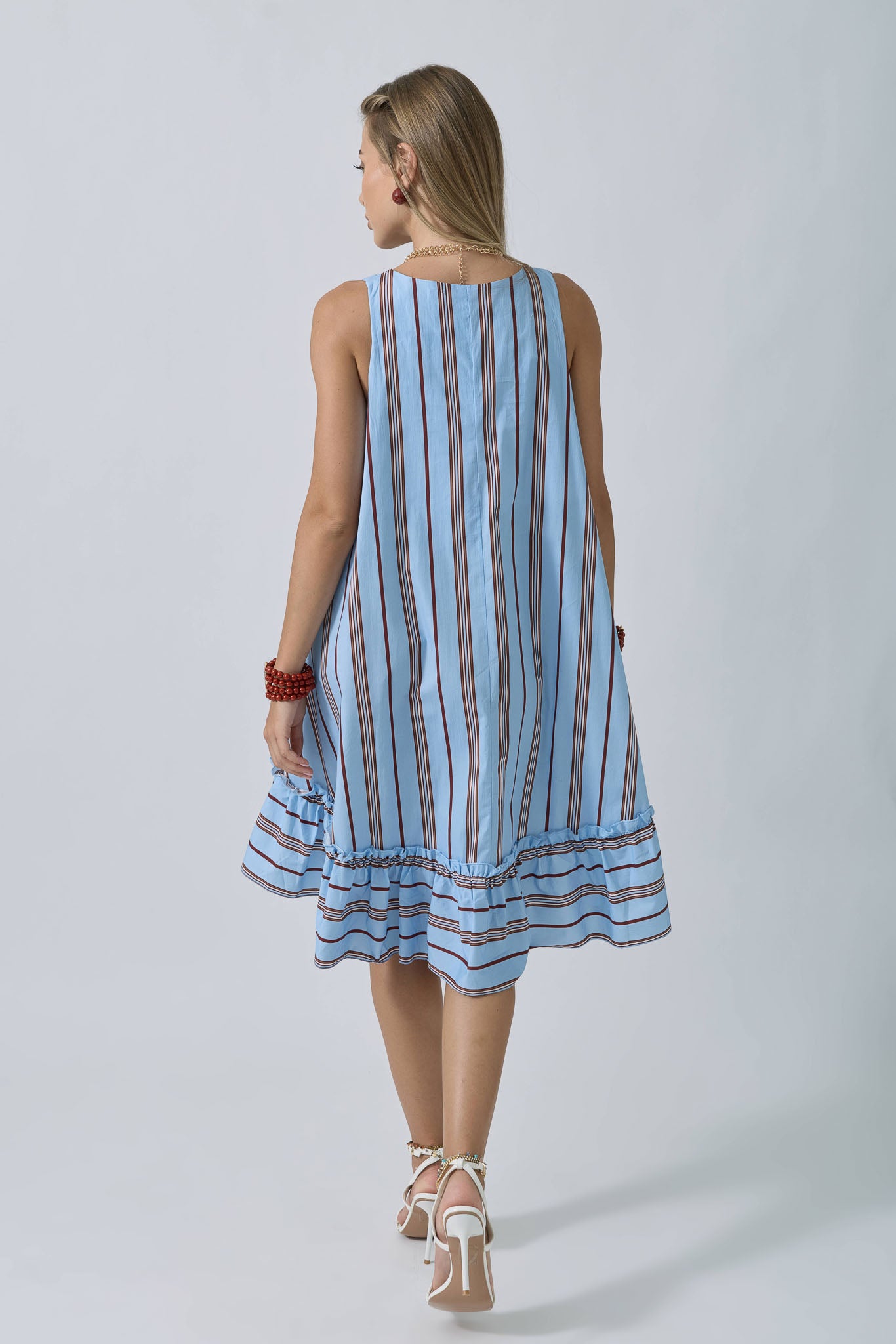 Abito Nina azzurro|Colore:Azzurro