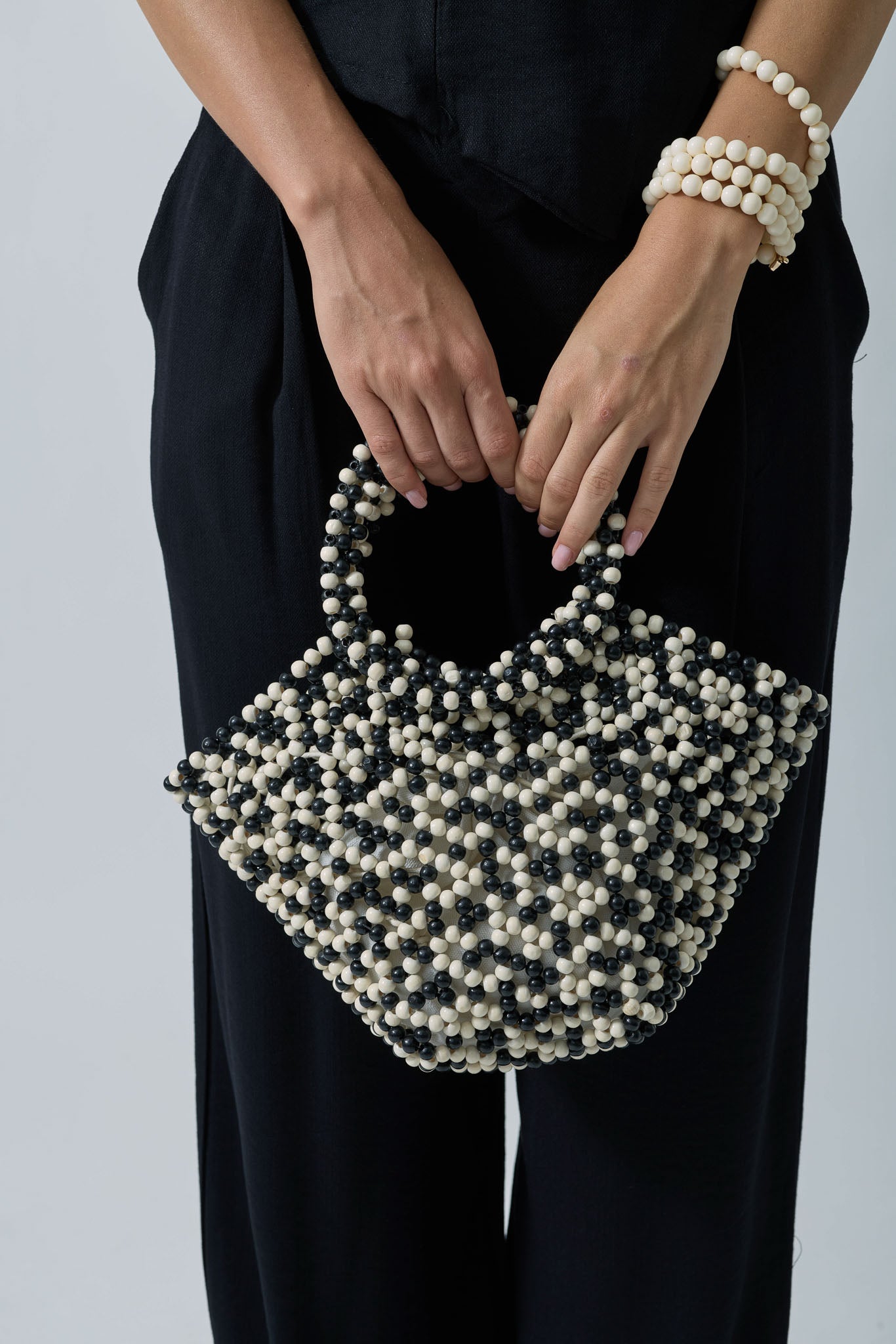 Borsa Perla nero|Colore:Nero