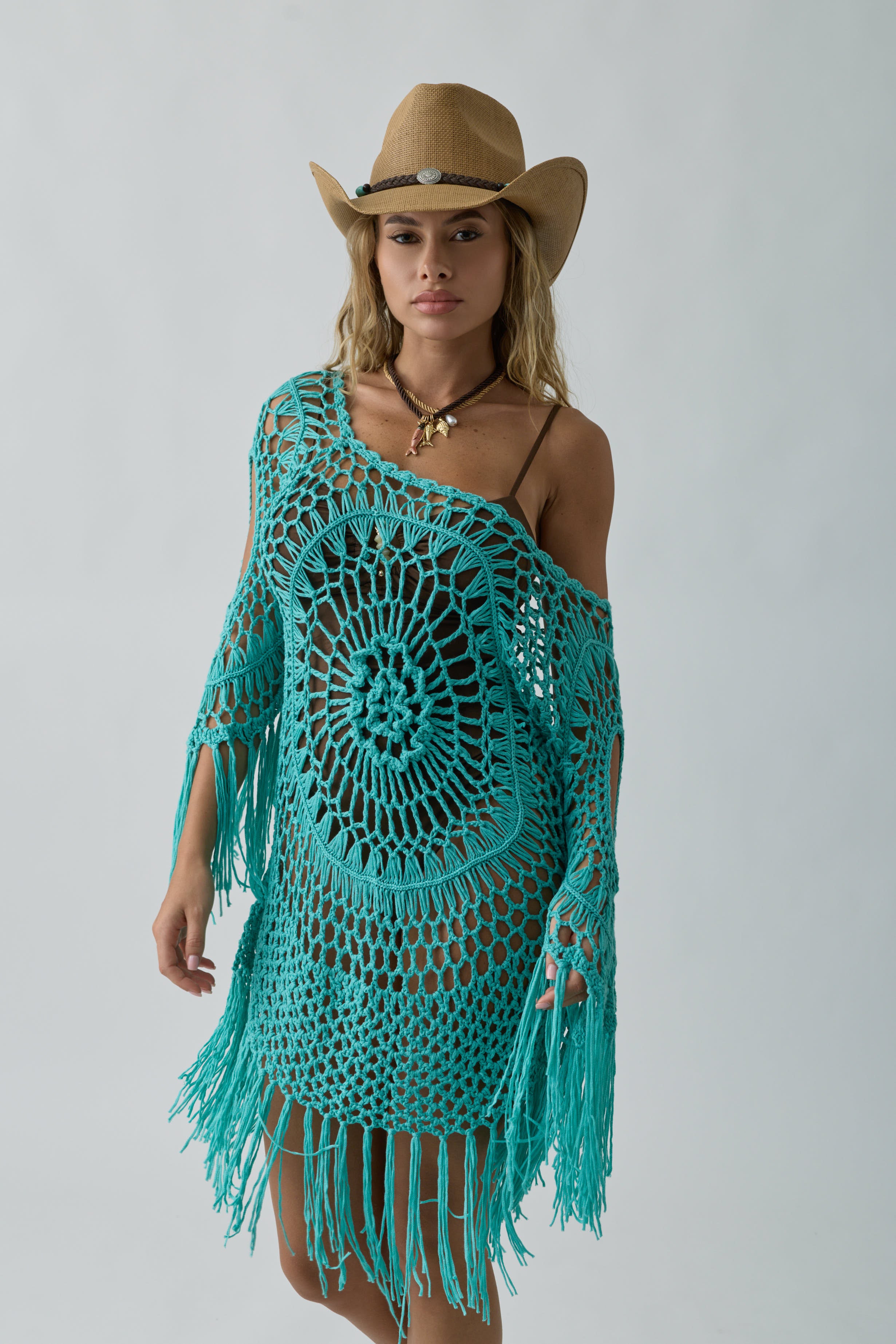 Copricostume Ariel acquamarina|Colore:Acquamarina