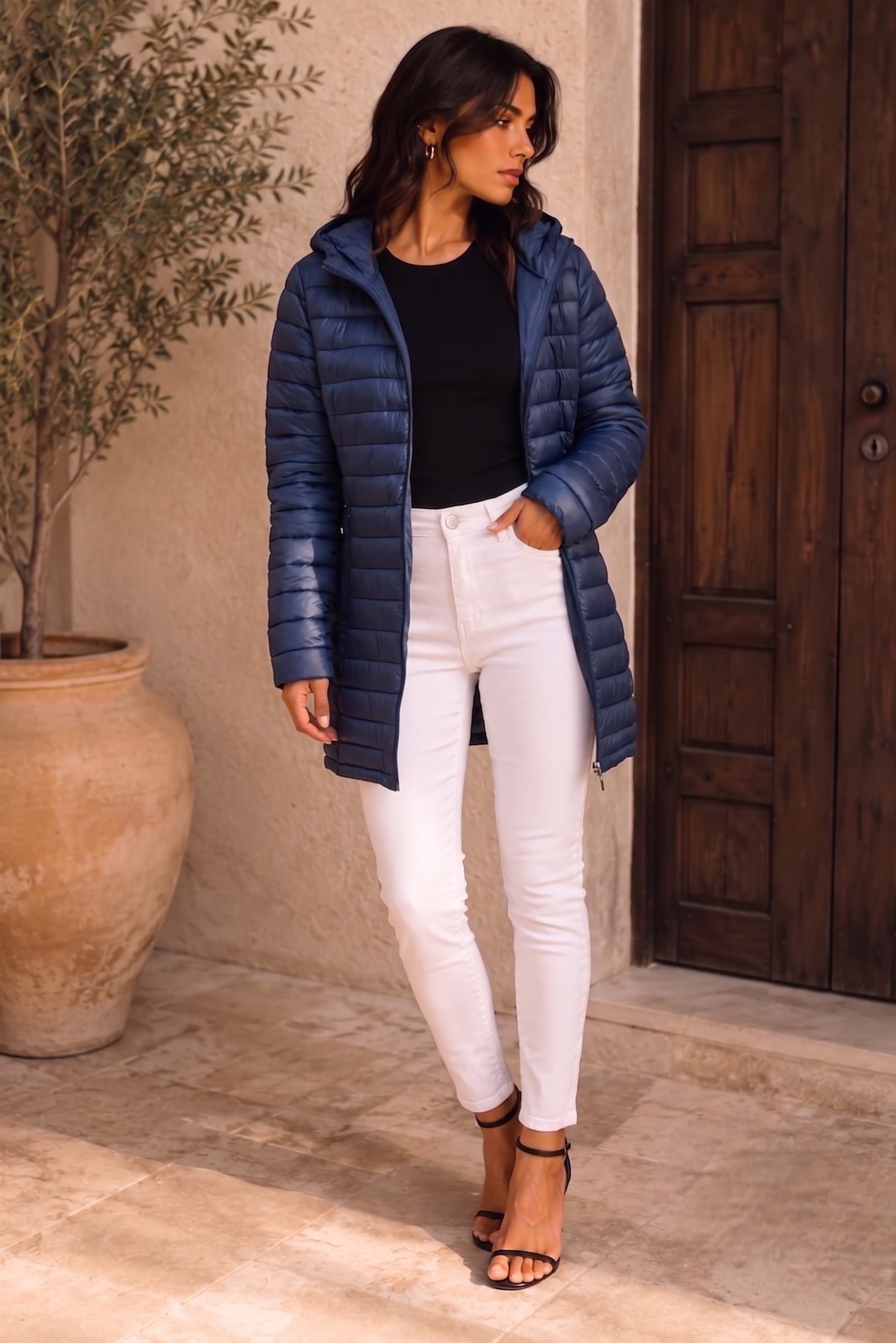 Reversibile Medio blu|Colore:Blu
