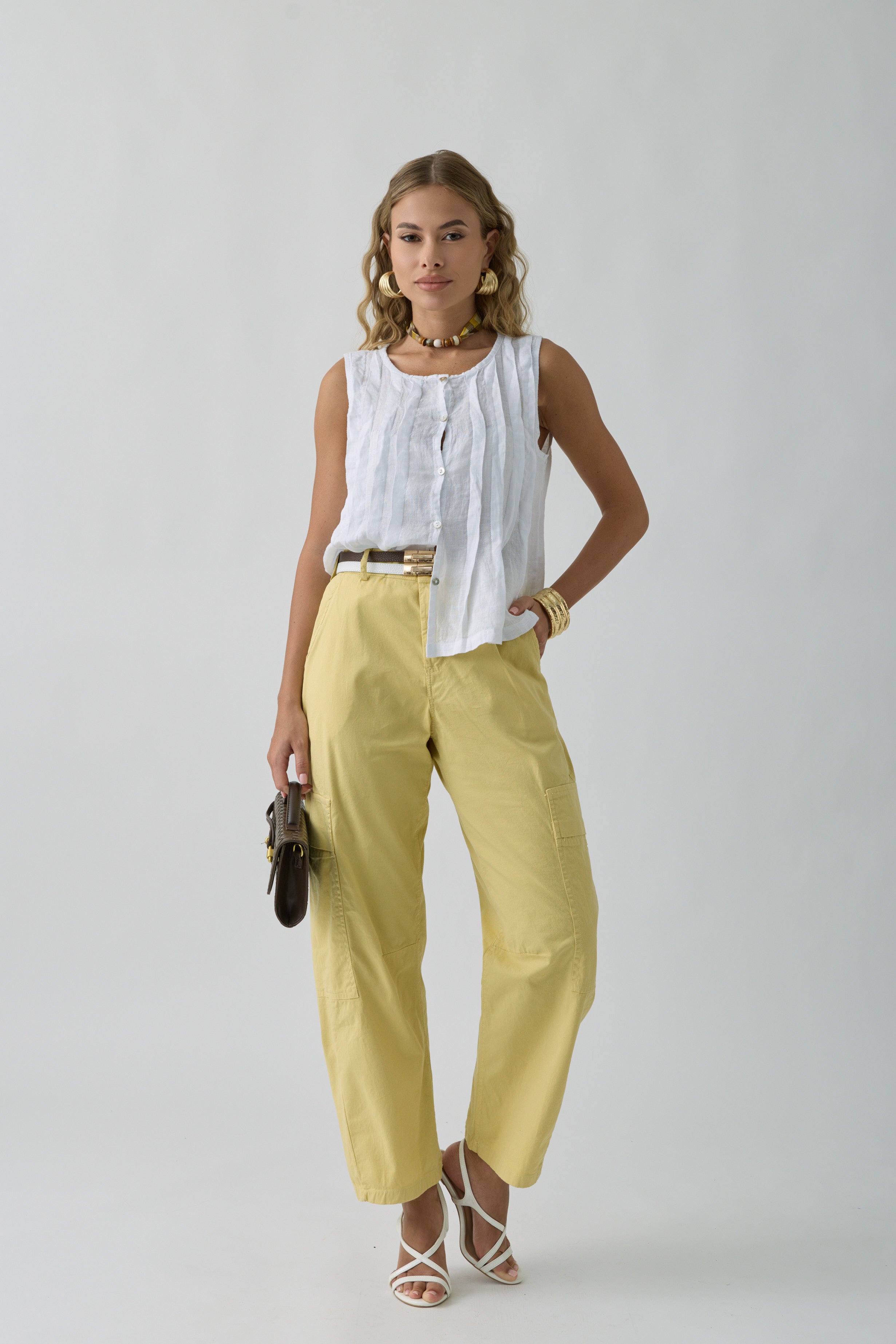Pantalone Creta giallo|Colore:Giallo